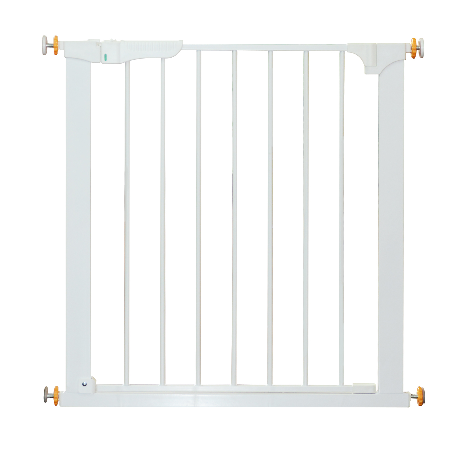 PawHut Cancelletto di Sicurezza per Cani e Bambini con Fissaggio a Pressione Senza Trapano, Larghezza Regolabile (74-95cm), Bianco