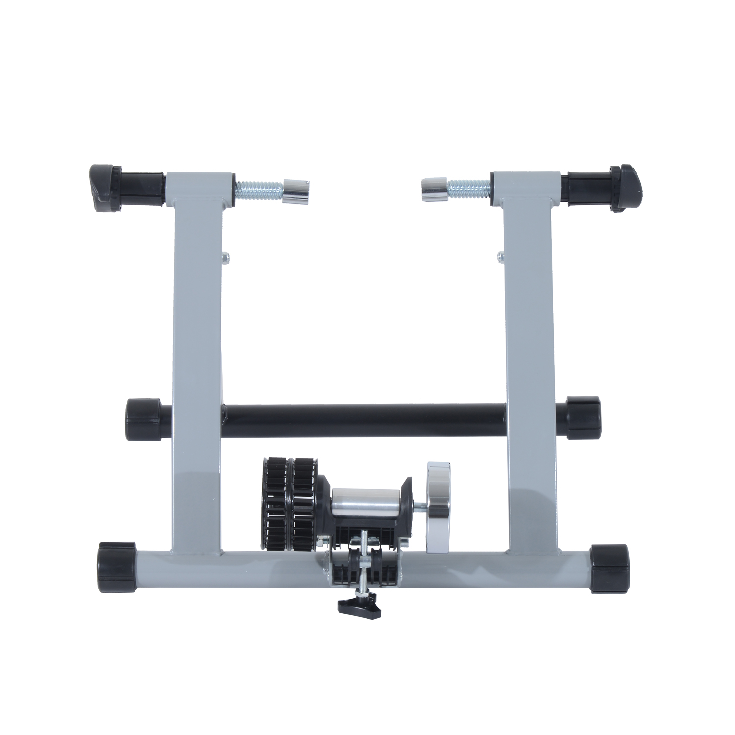 HomCom Rullo Bici Regolabile Pieghevole per Allenamento in Casa, Argento e  Nero | Aosom.it