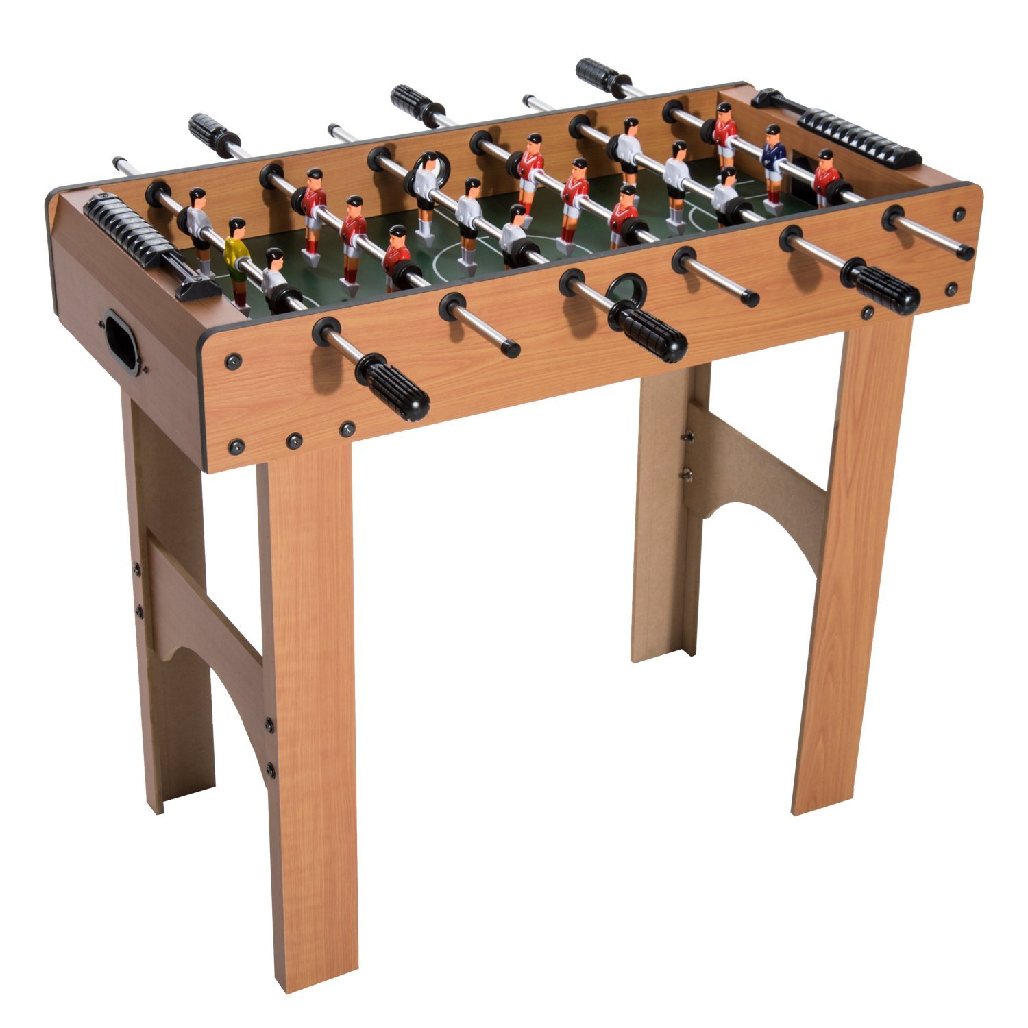 HomCom Calcio Balilla Professionale Biliardino Robusto Soccer Table in Legno MDF