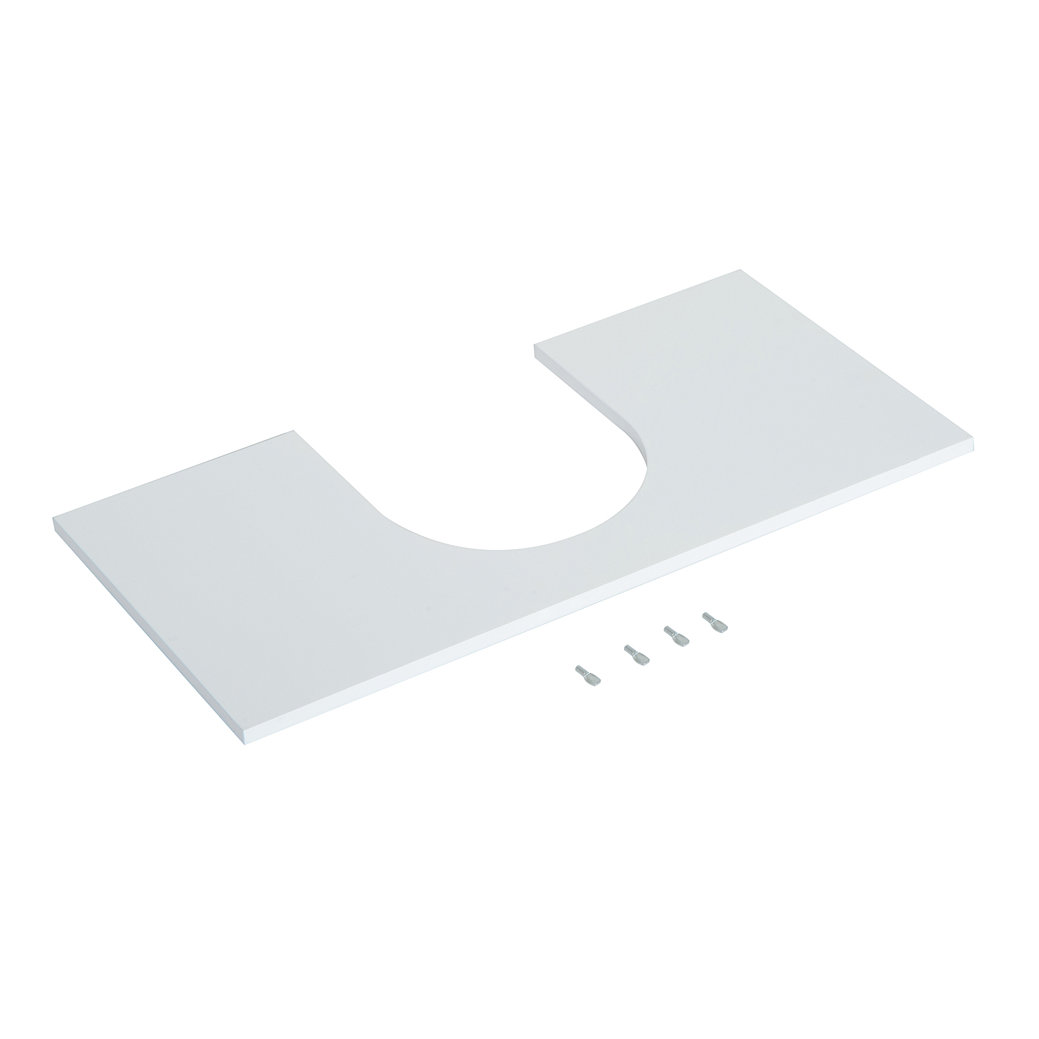 HOMCOM Wooden Under Sink Bathroom Cabinet, 2 Door Storage Cupboard, Space Saving Vanity Units