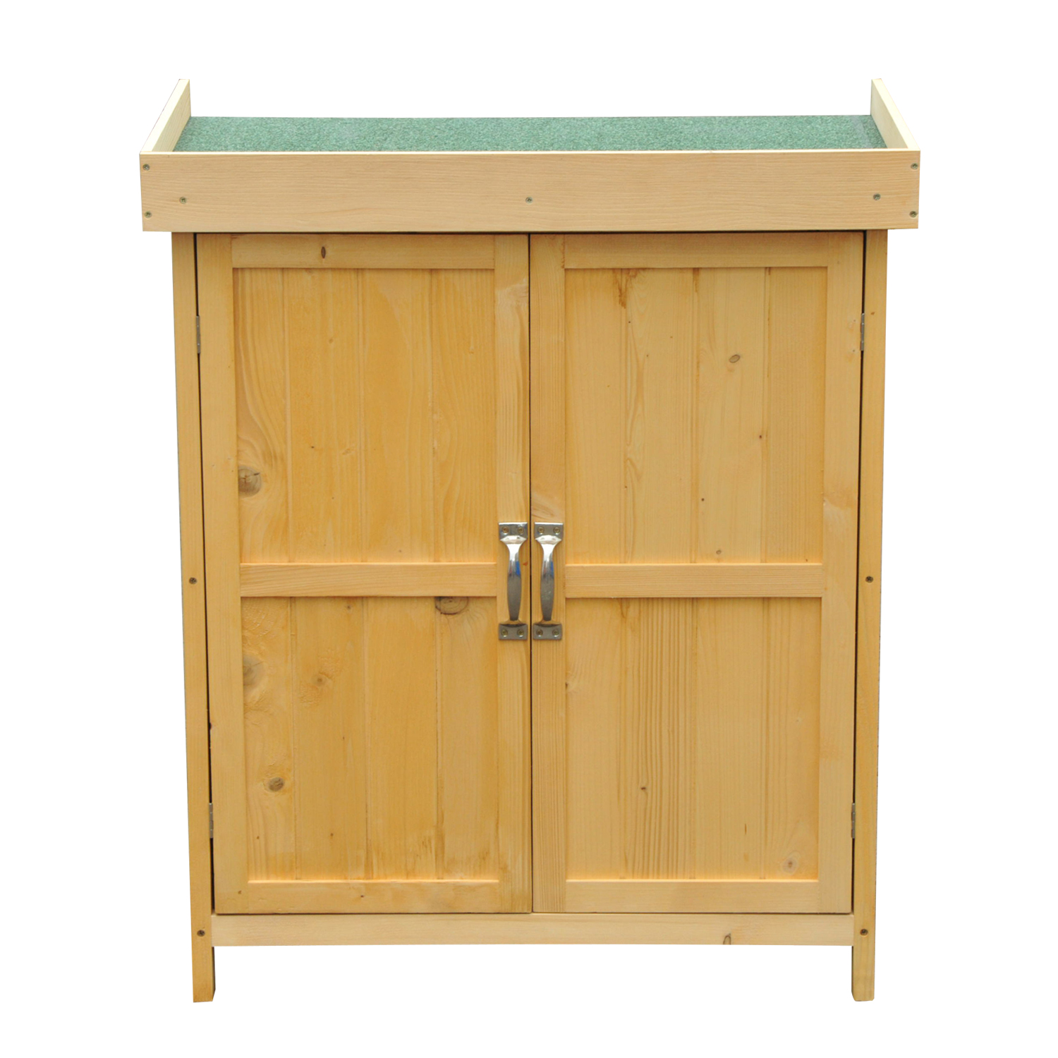 Outsunny® Gartenschrank Tannenholz Holzschrank Geräteschrank für Garten