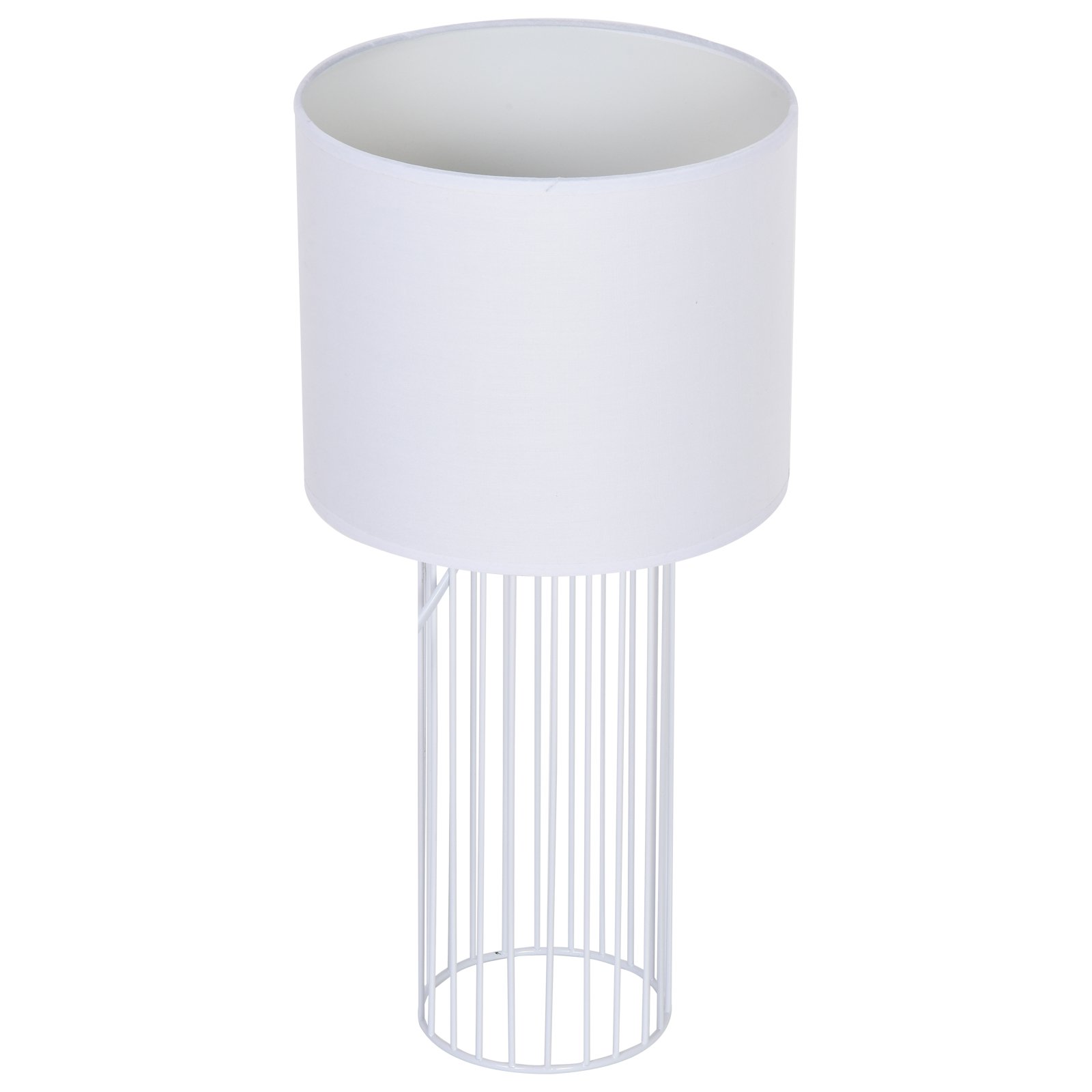 Tischlampe mit E27 Fassung, Tischleuchte, Nachttischlampe für Schlafzimmer, 40 W, Metall