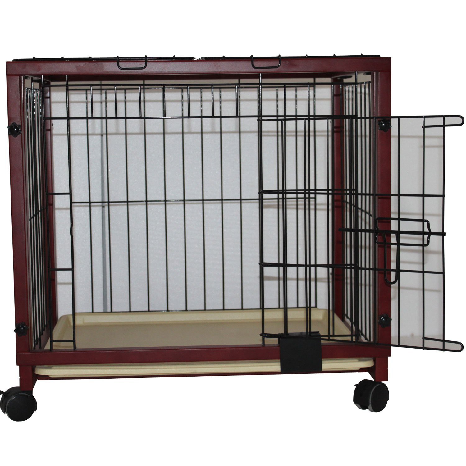 PERSELOSO Hundebox Tablett - Bodenwanne Für Tierkäfige 44x29cm Blau