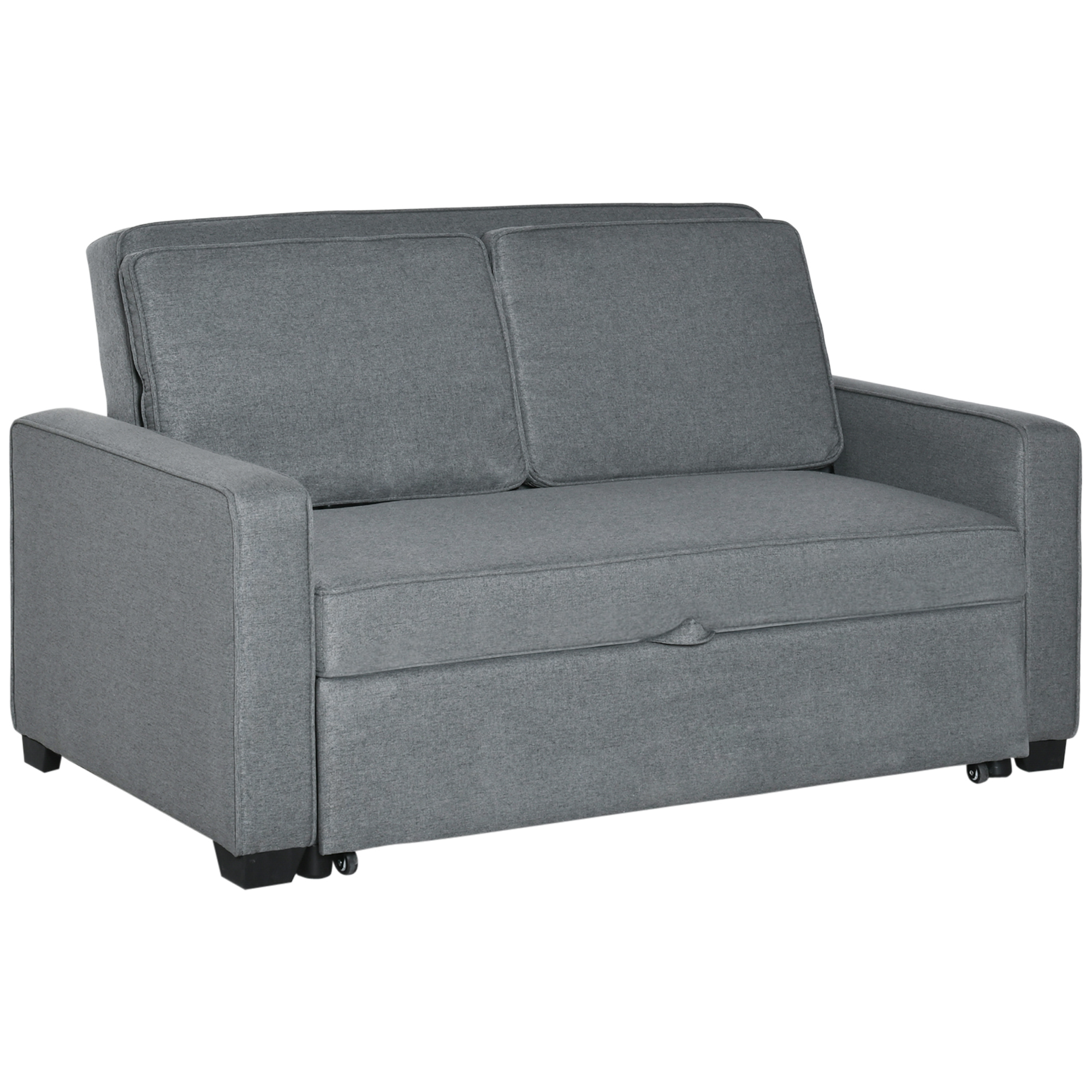 Two Seater Sofa Bed Convertible Loveseat Couch Sleeper Lounge