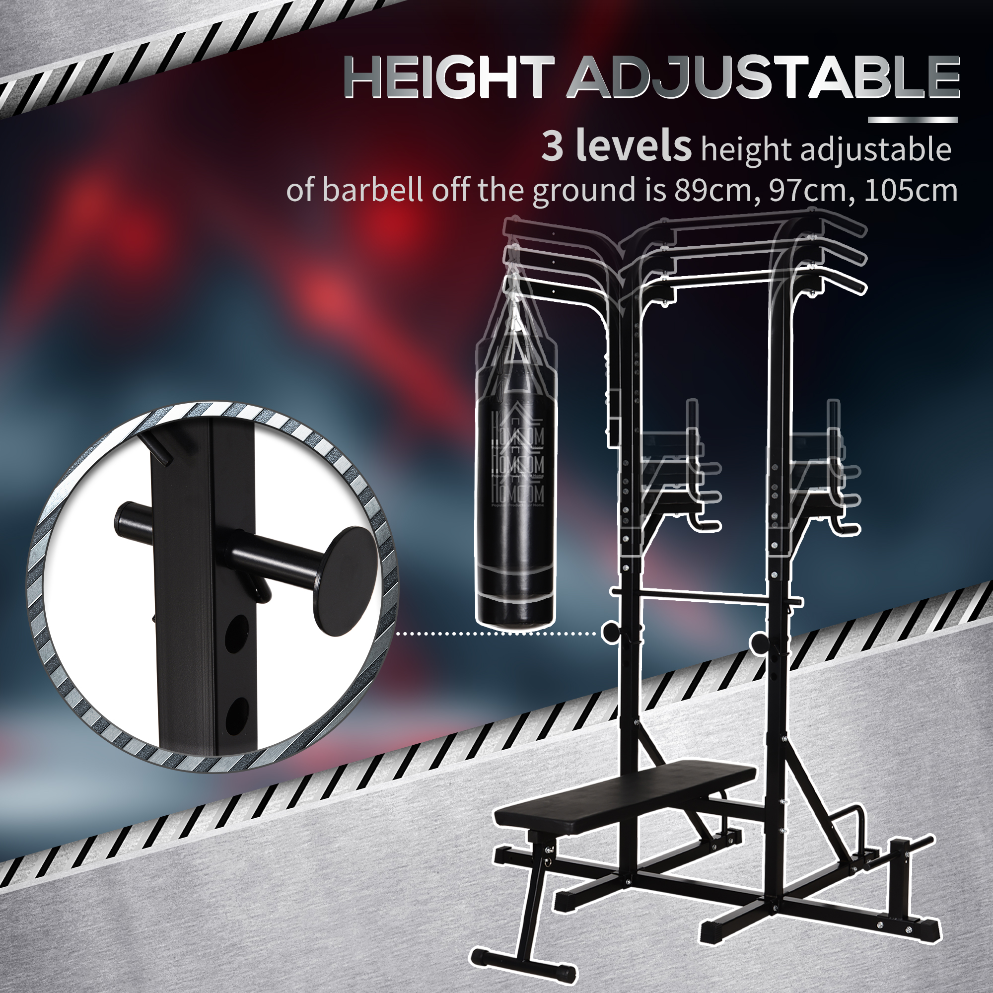 Power Tower Xmark Power Rack XMark Deluxe Power Tower And Heavy