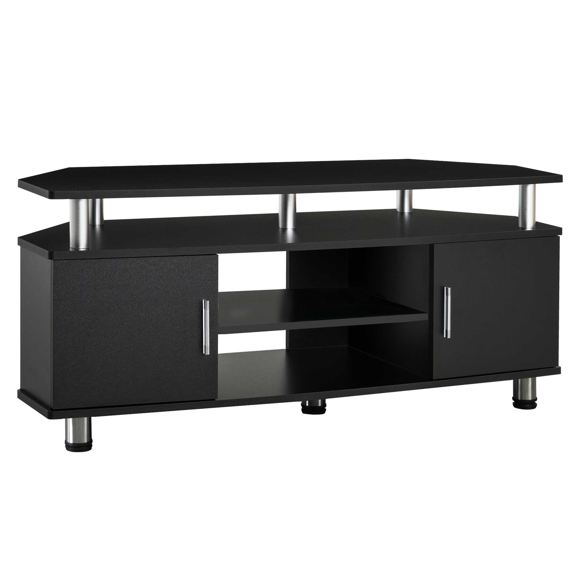 TV Unit for TVs up to 55 Inches with Storage Shelves and