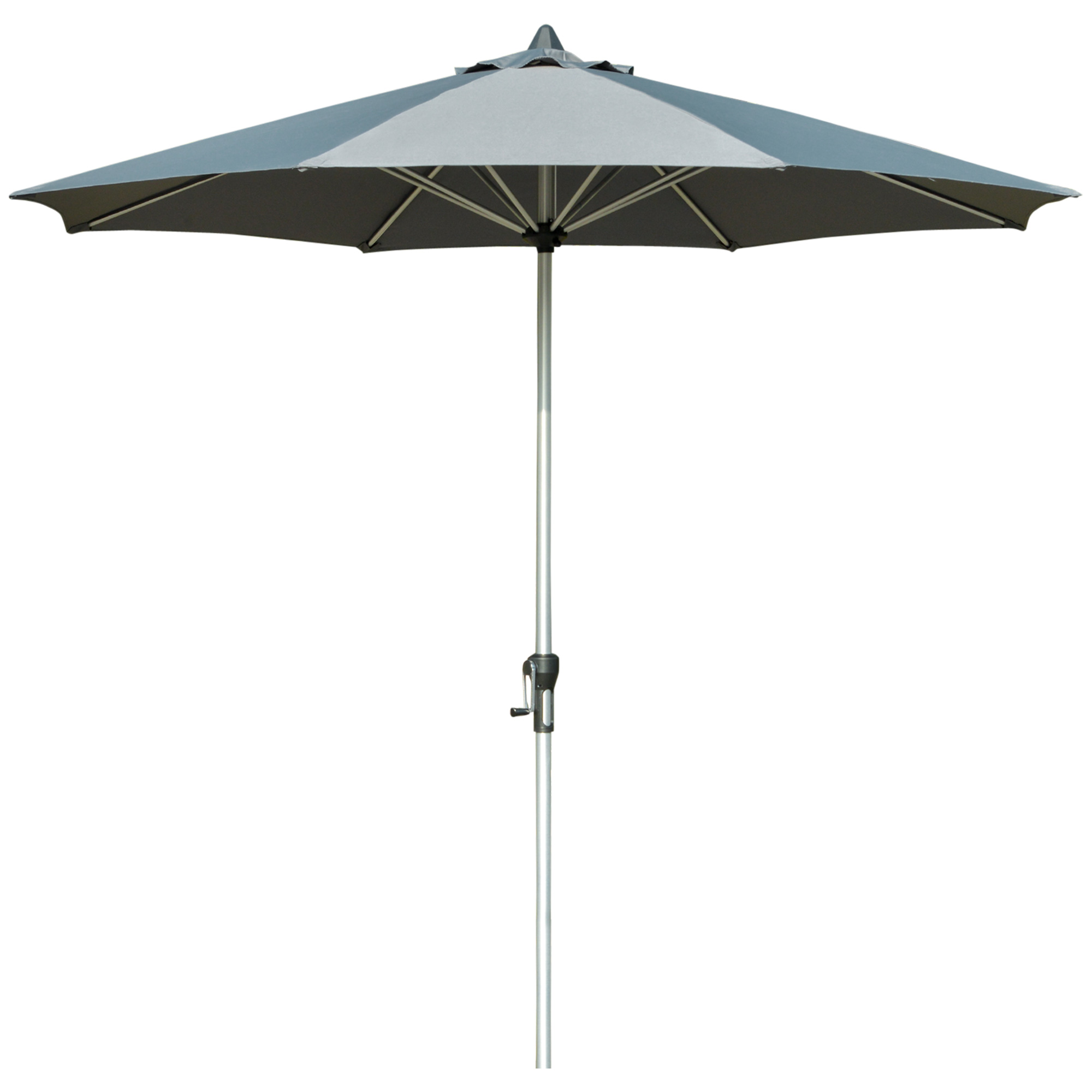 Sunnyglade Terrassenschirm 2,7 M – Outdoor Tischschirm, 8 Rippen, Hautfarben, Wasserdicht
