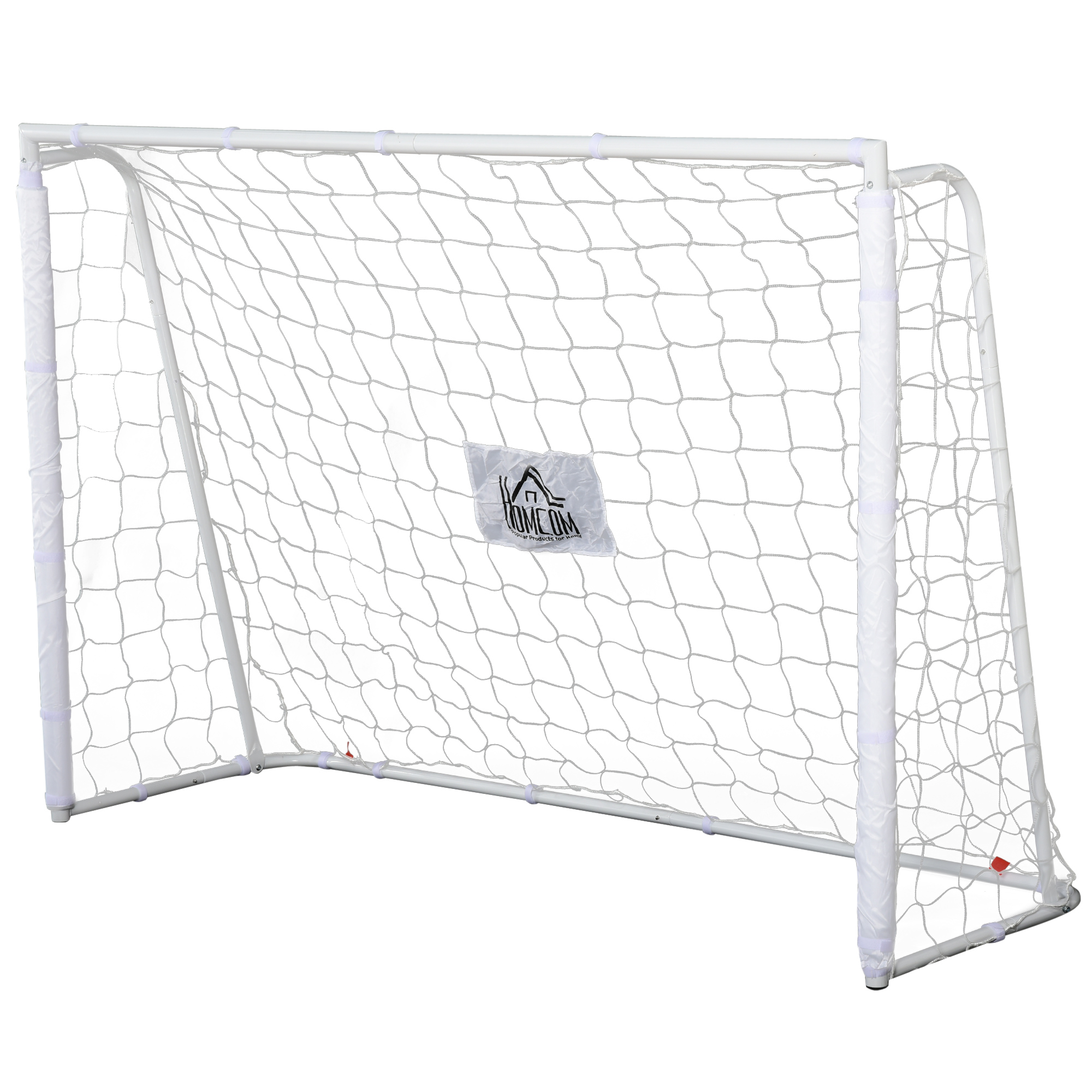 HOMCOM 6.1ft Soccer Goal w/ All Weather PE Net Kids Youth Teens Adults Practice Sports Soccer Goal | Aosom Ireland