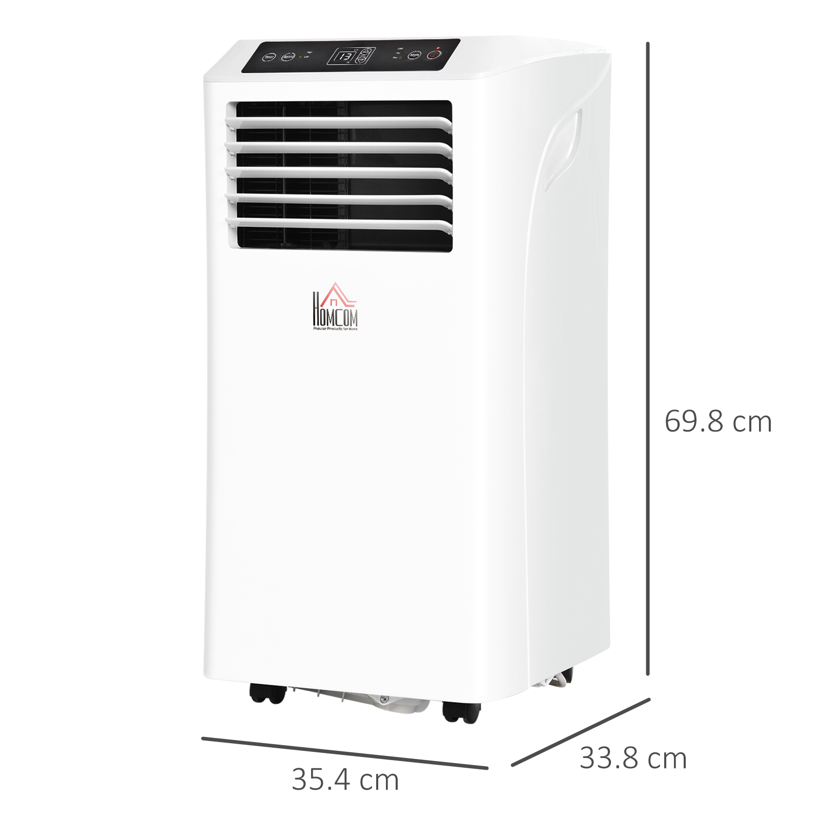 HOMCOM Mobile Air Conditioner with 