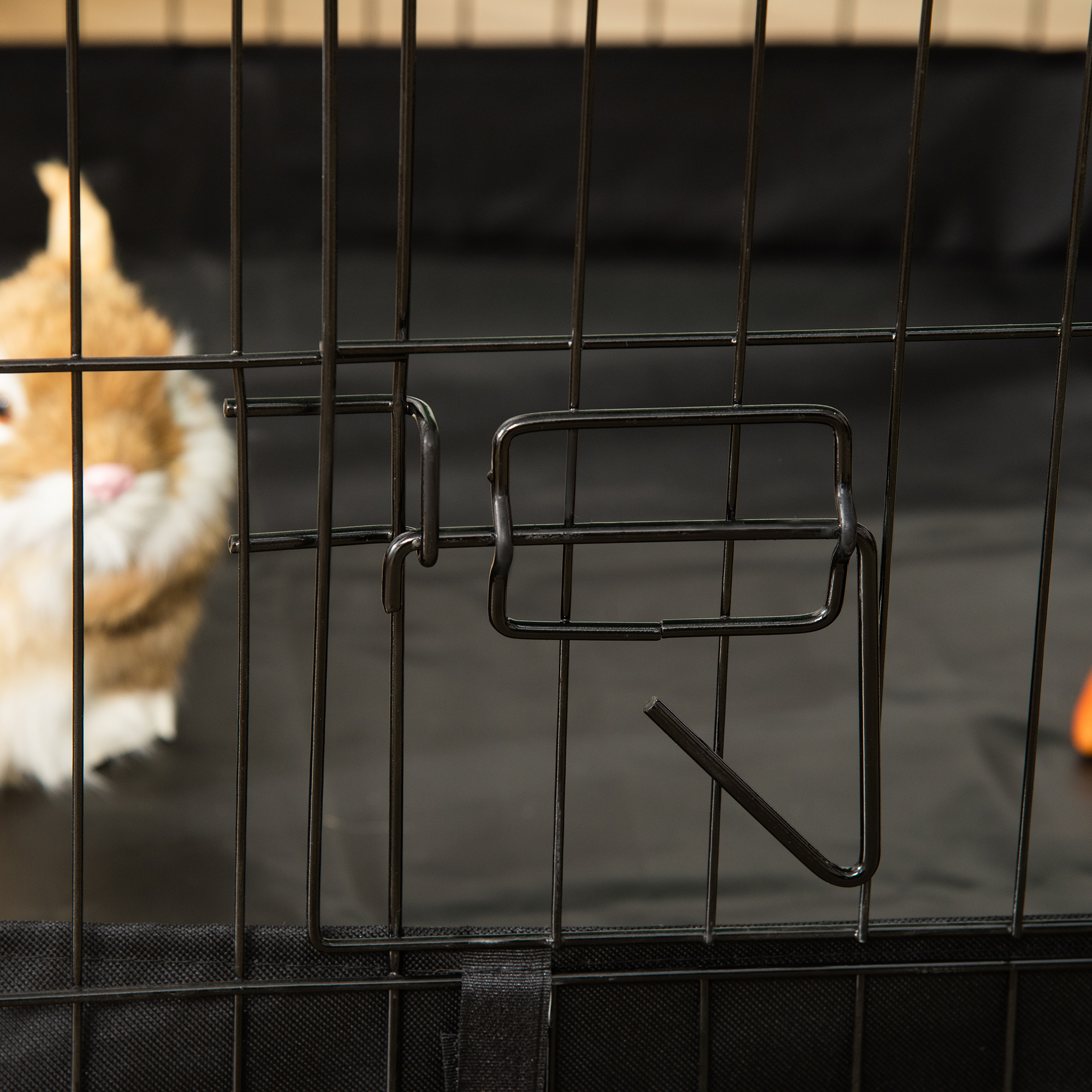 PawHut Guinea Pig Habitat, Leak-Proof Small Animal Cage, Safety Lock, Top Access, Durable Build