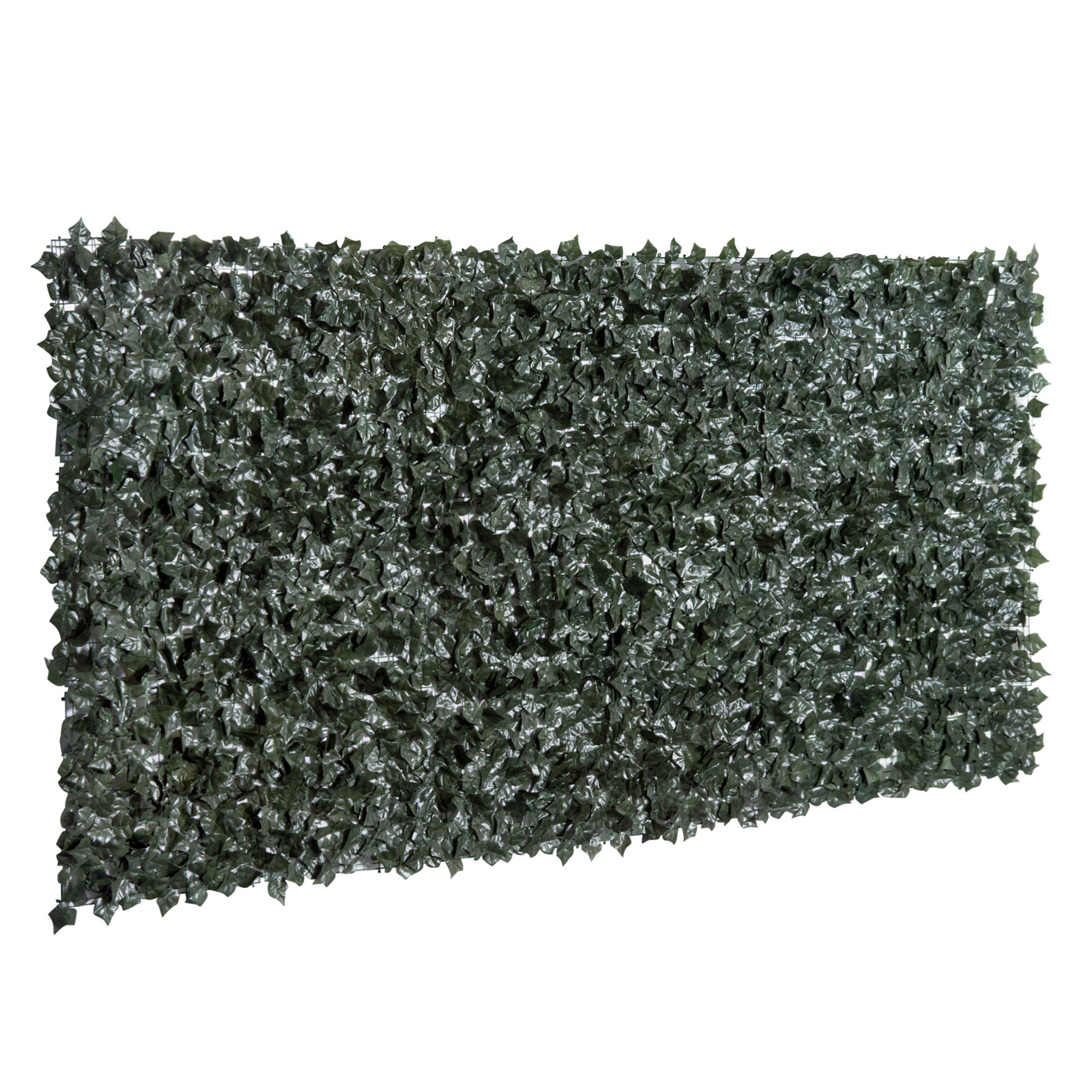 Outsunny Vedação Artificial em Rolo 3,1,5m Vedação de Privacidade para Balcão Jardim Exterior Planta Decorativa de Parede PE Verde   Aosom Portugal