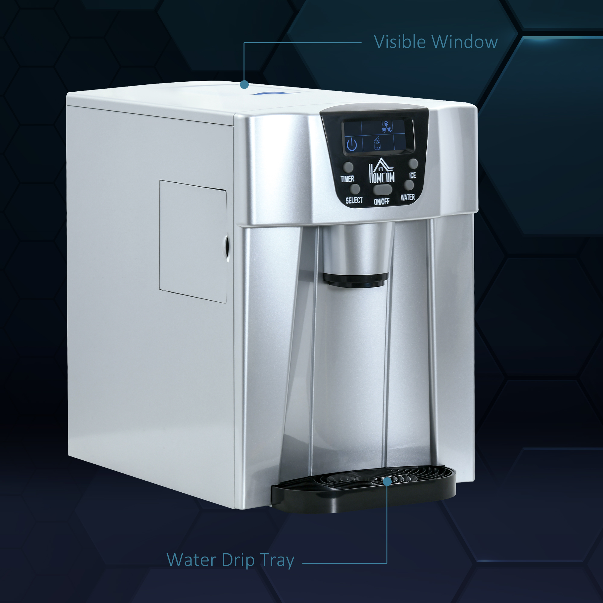 benchtop ice and water dispenser