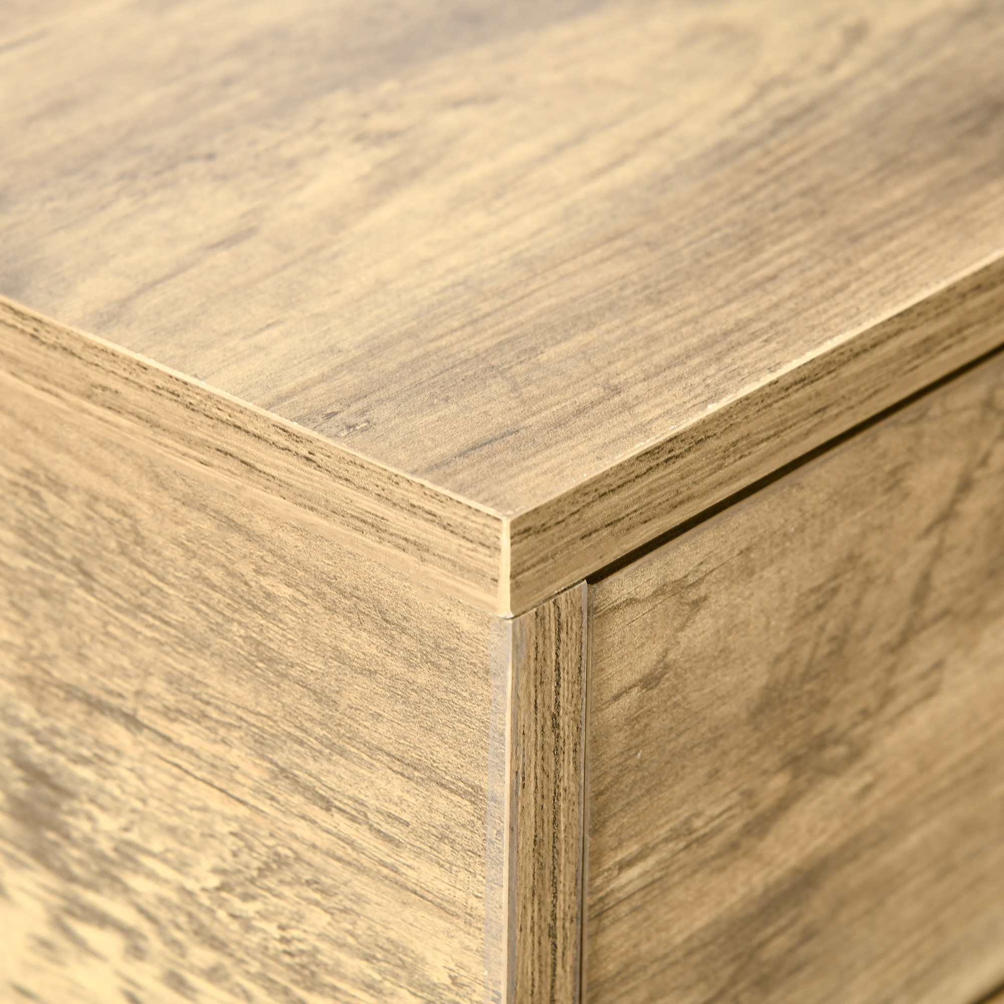 HOMCOM Smalle consoletafel, haltafel met stopcontacten en USB, bankpunt