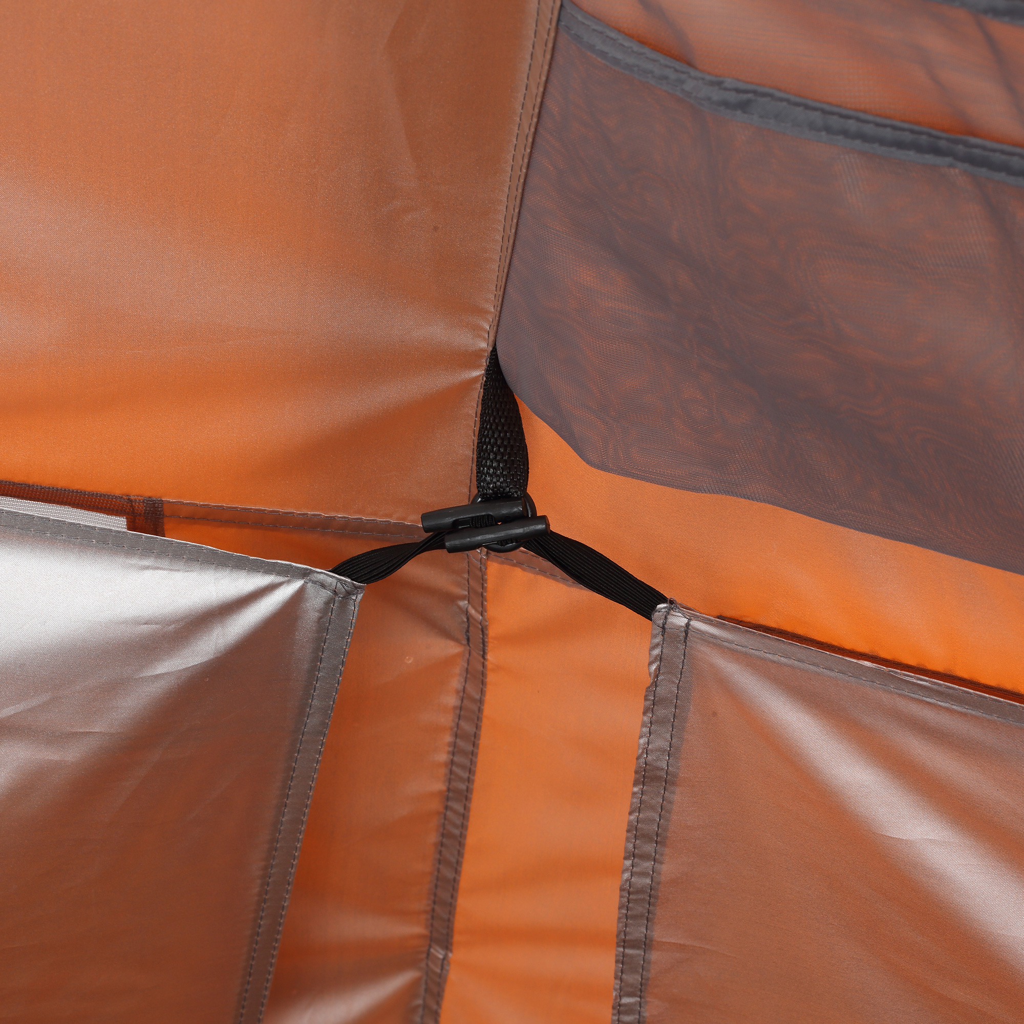 Outsunny Pop Up Beach Tent, Easy Set Up Sun Shelter, Portable Instant Beach Canopy w/ Extended Porch, Sandbags, Mesh Screen Windows for 1-2 Person