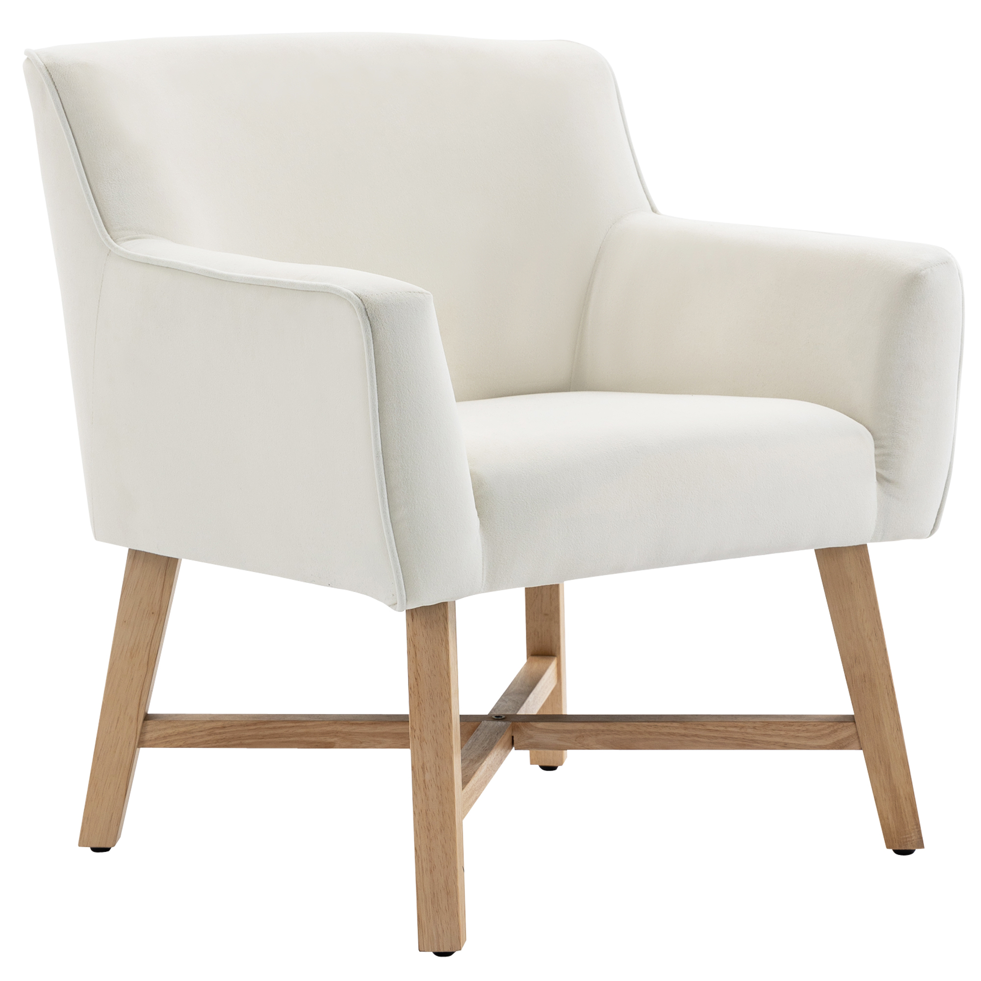 Produktbild von H.J WeDoo 4er-Set Wohnzimmerstuhl Esszimmerstuhl Mit Armlehne Und Buchenholz Retro Design Stuhl Für Büro Lounge Küche Wohnzimmer (Schwarz