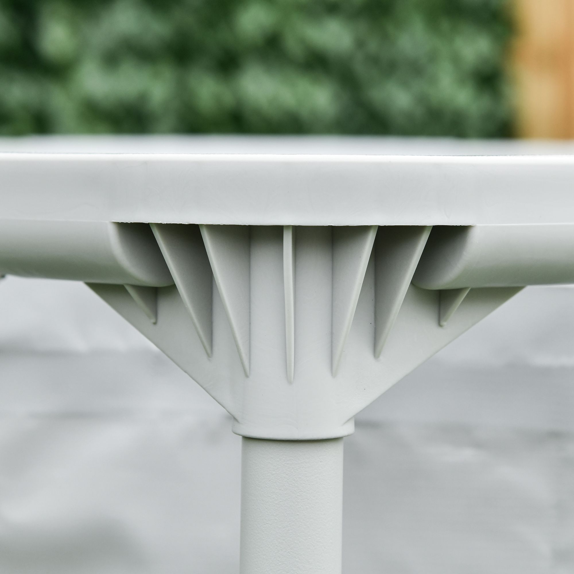 Outsunny Steel Frame Pool with Filter Pump and Filter Cartridge Rust Resistant Above Ground Pool with Reinforced Sidewalls, 252 x 152 x 65cm, Grey