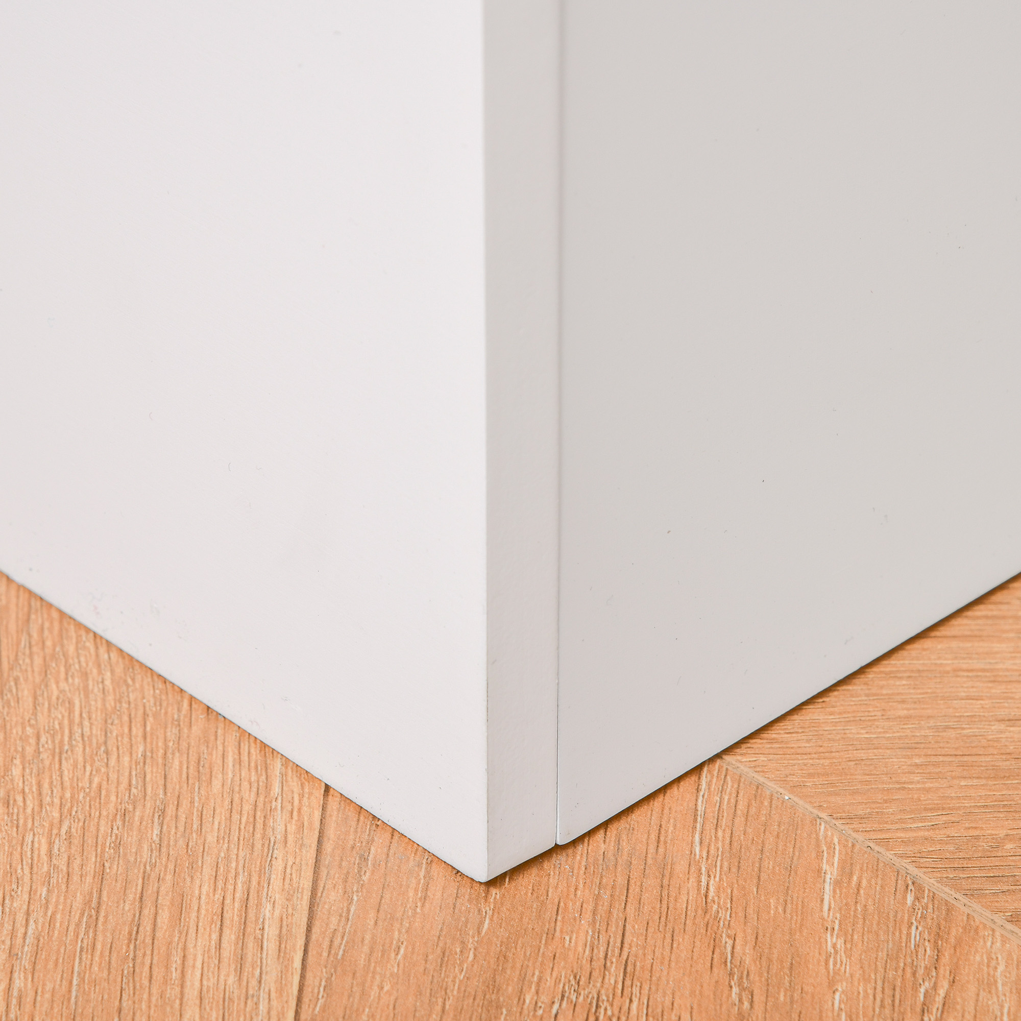 HOMCOM Children's Toy Storage Box, Wooden Chest with Book Slot and Safety Hinge, Playroom Organiser, White