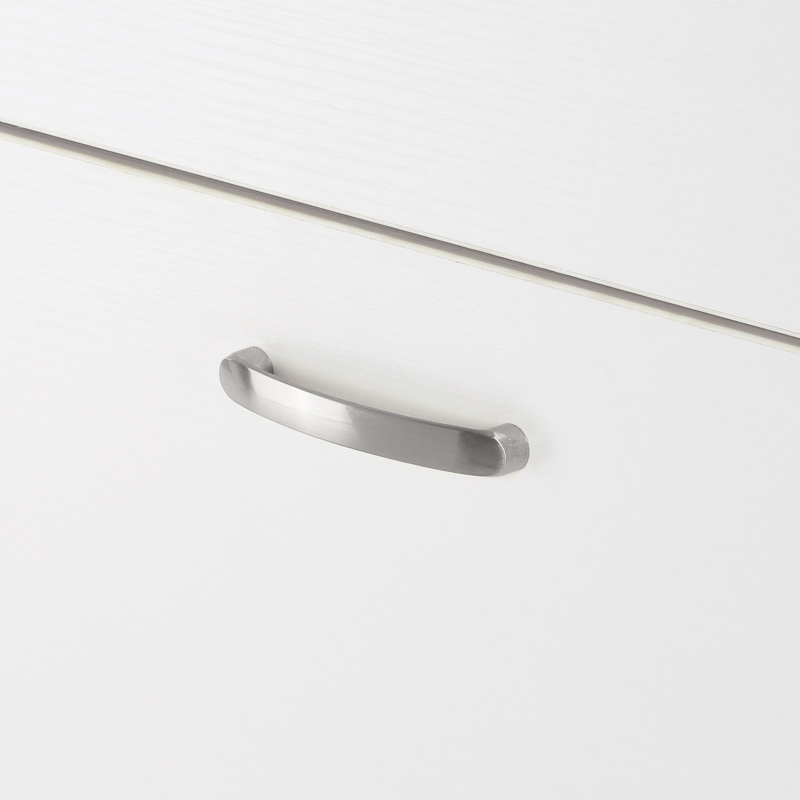 HOMCOM Modern L-Shaped Computer Desk, Laptop PC Corner Table, Home Office Workstation with Spacious Storage, White