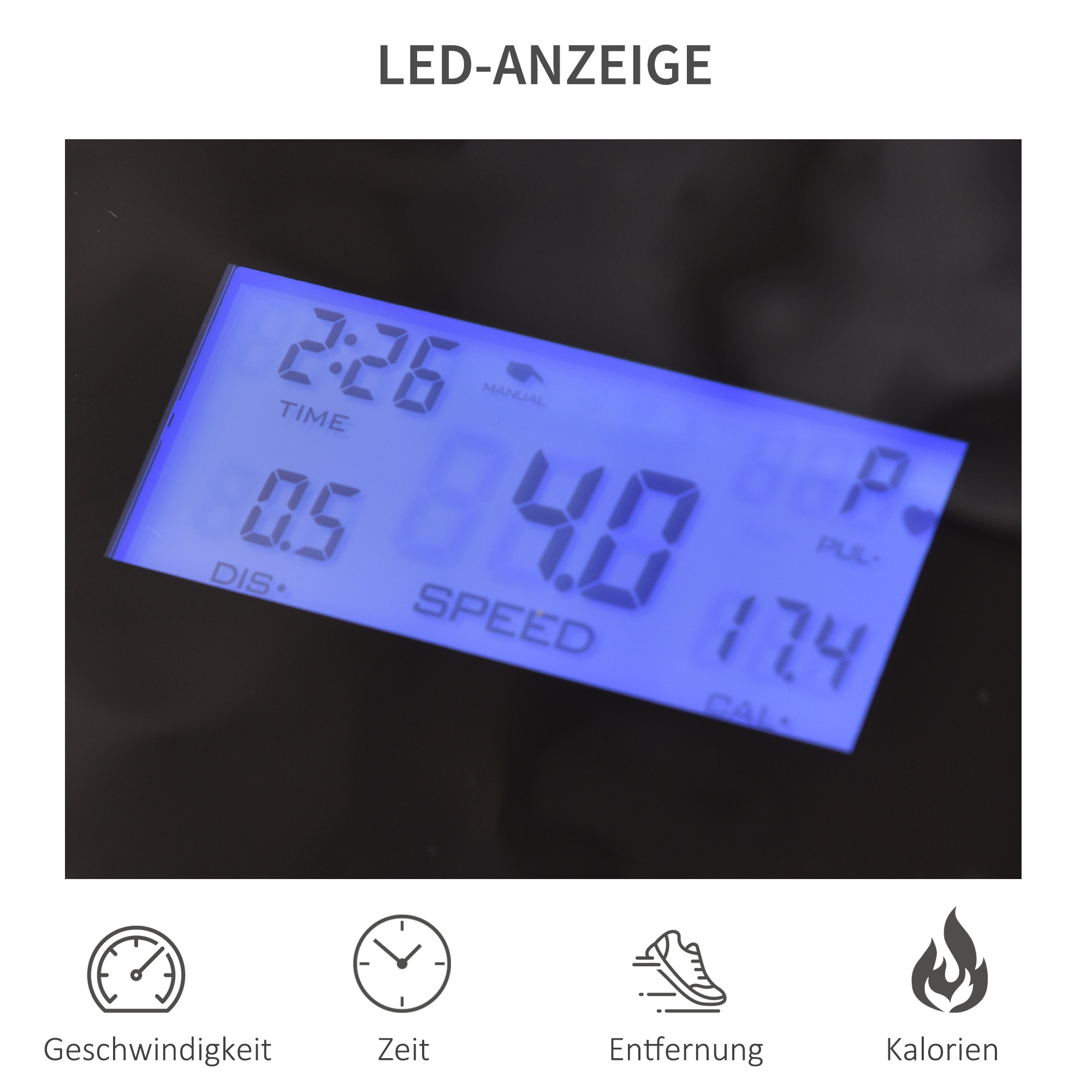 Elektrische Loopband HS-1000LB Wind Grijs Opvouwbaar | Store