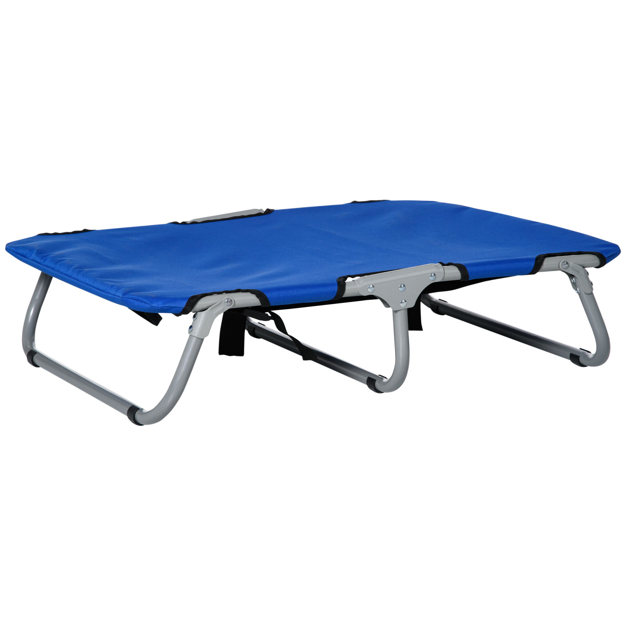 PawHut brandina cani piccola taglia brandina cani pieghevole brandina cani taglia piccolo lettino cani Blu 71 × 58 × 18cm