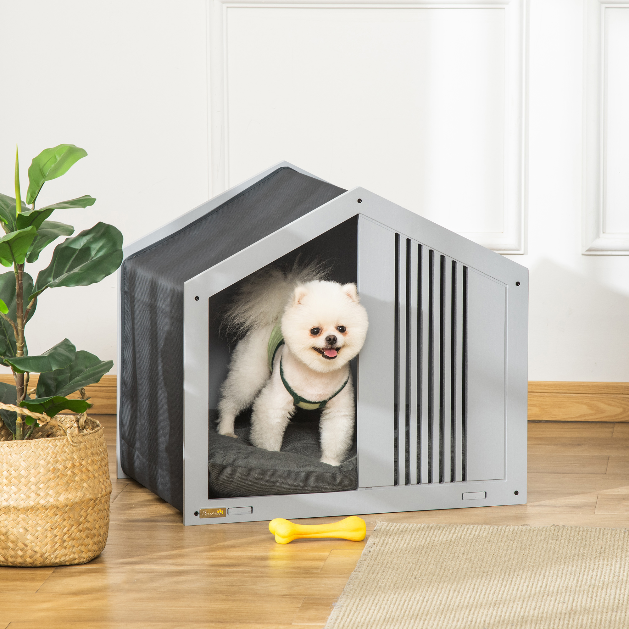 PawHut Cuccia per Cani a Forma di Casetta con