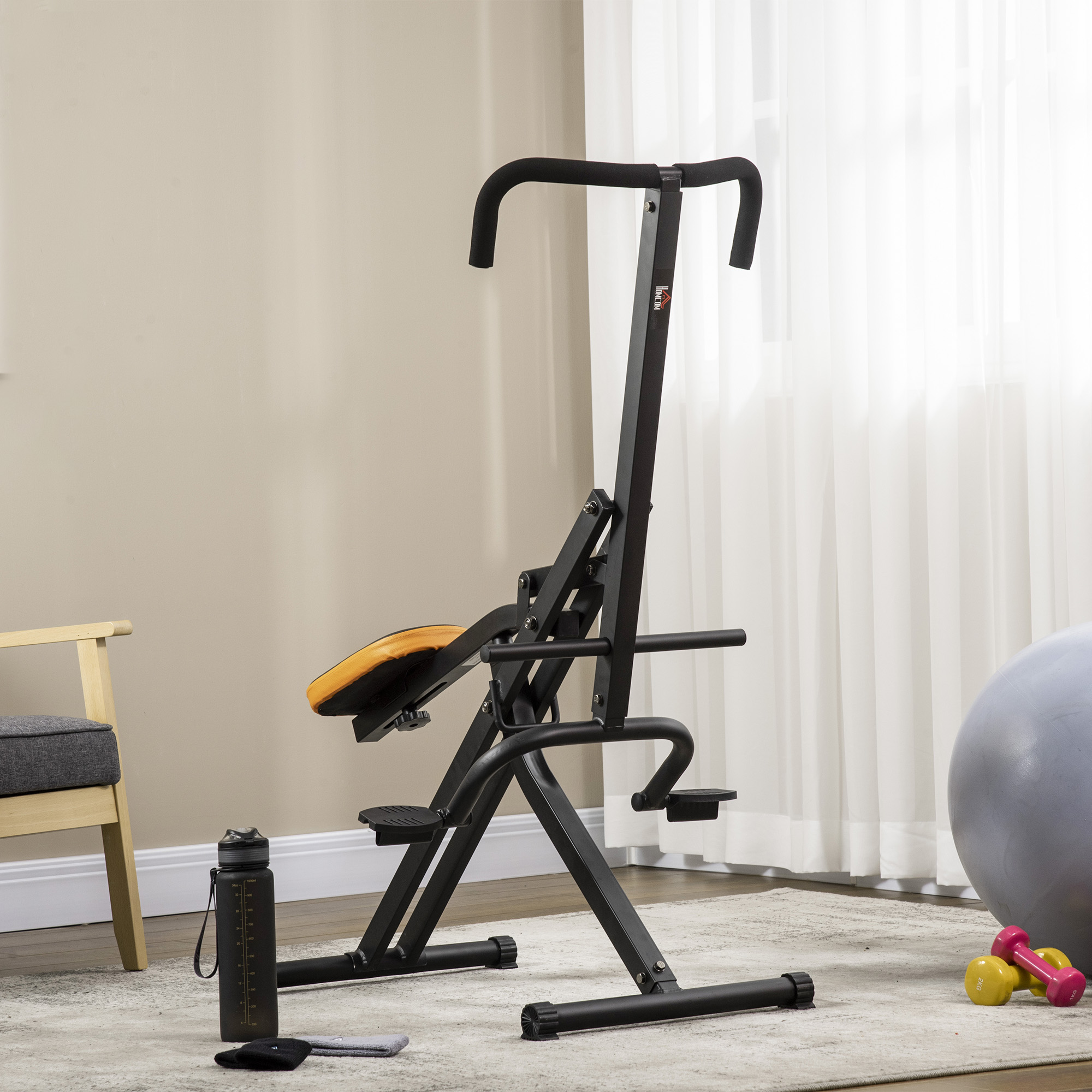HOMCOM Exercise Machine, for Whole Body Workout w/ Adjustable Seat