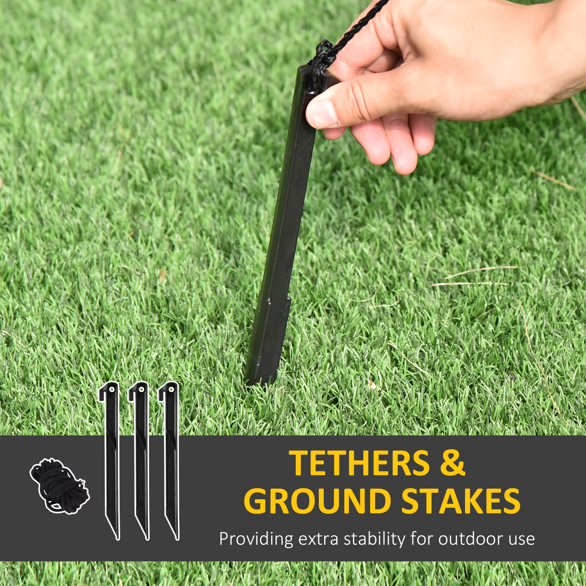 HOMCOM Inflatable 2.4m Santa Claus 