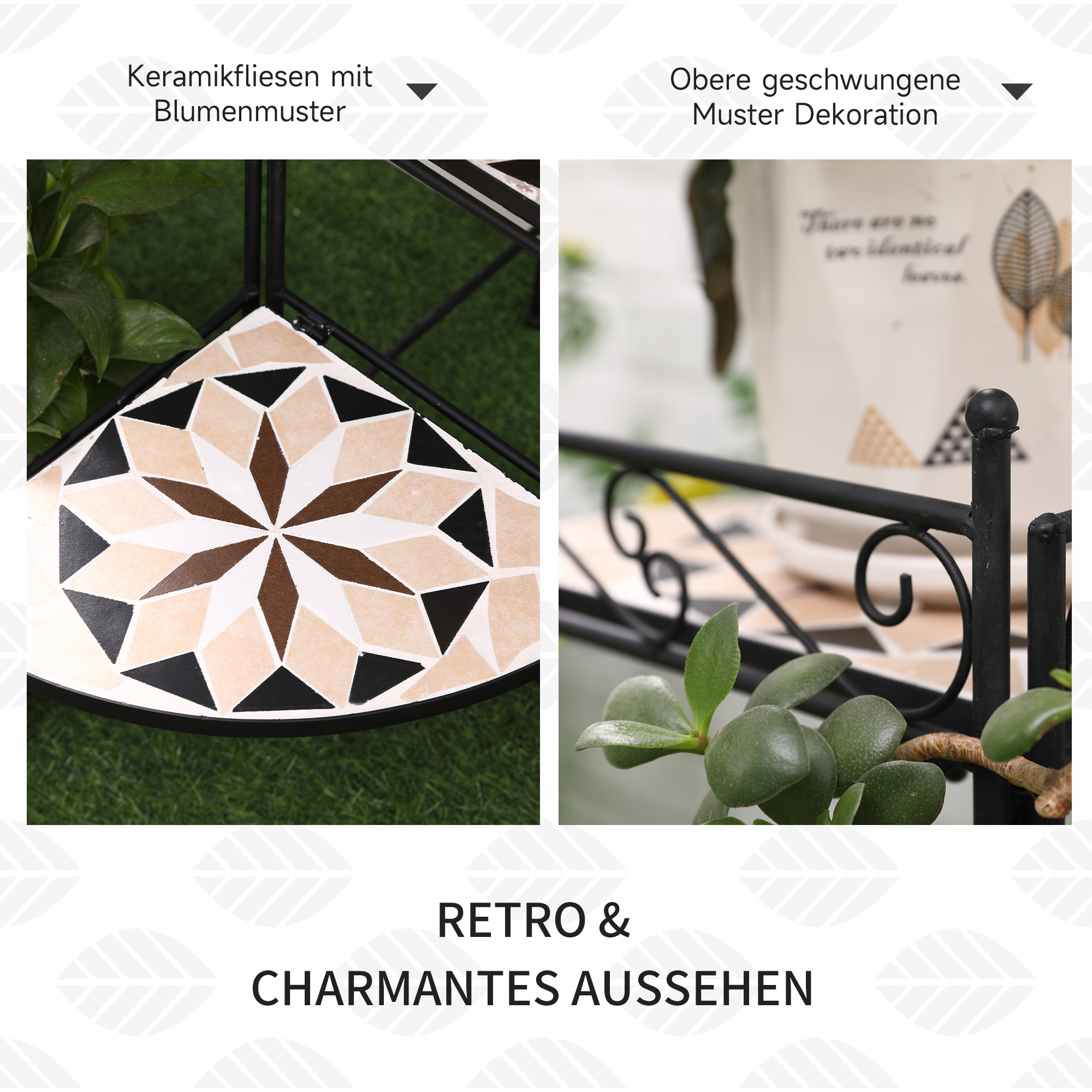 10% KORTING Bloemenstandaard 4-laags Bloementrap Opvouwbaar