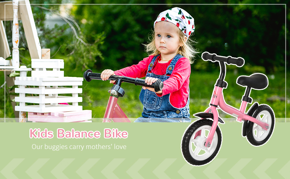 Toddler Balance Bike No Pedal Bicycle for 36 years old 10Inch