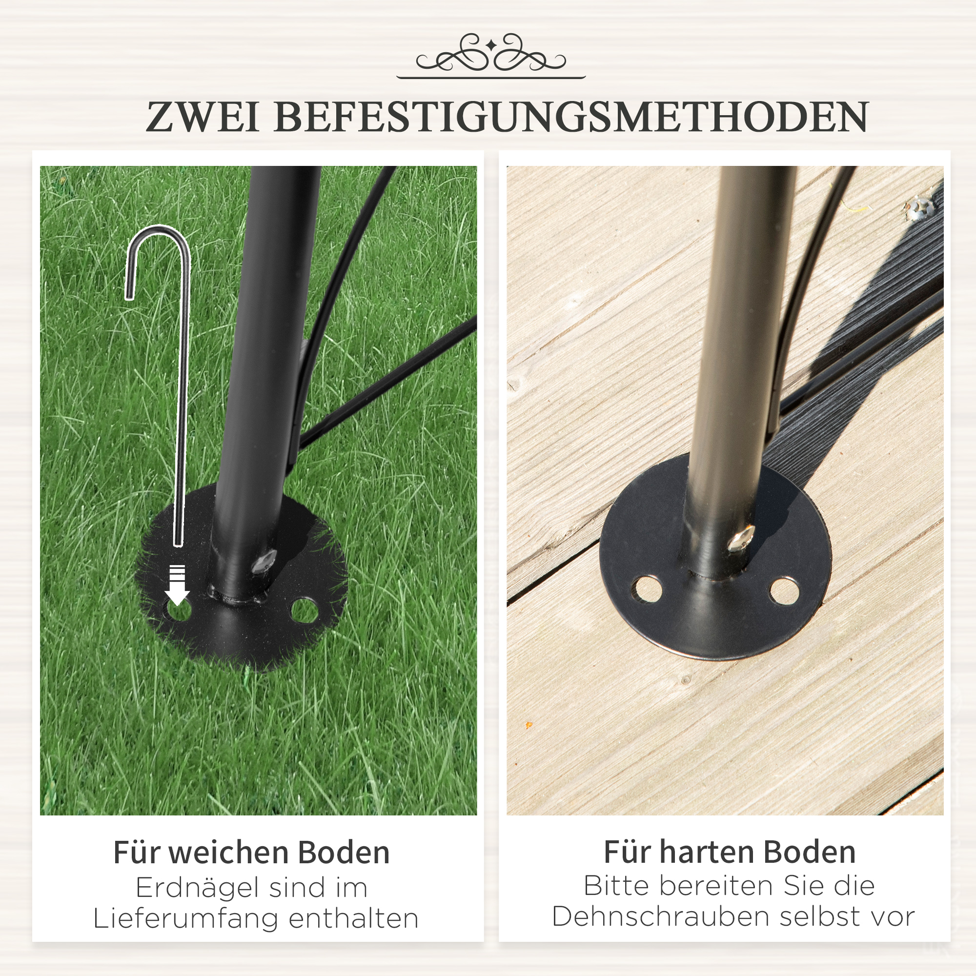 Tuin keukenkast MAENZA Metaal Zwart