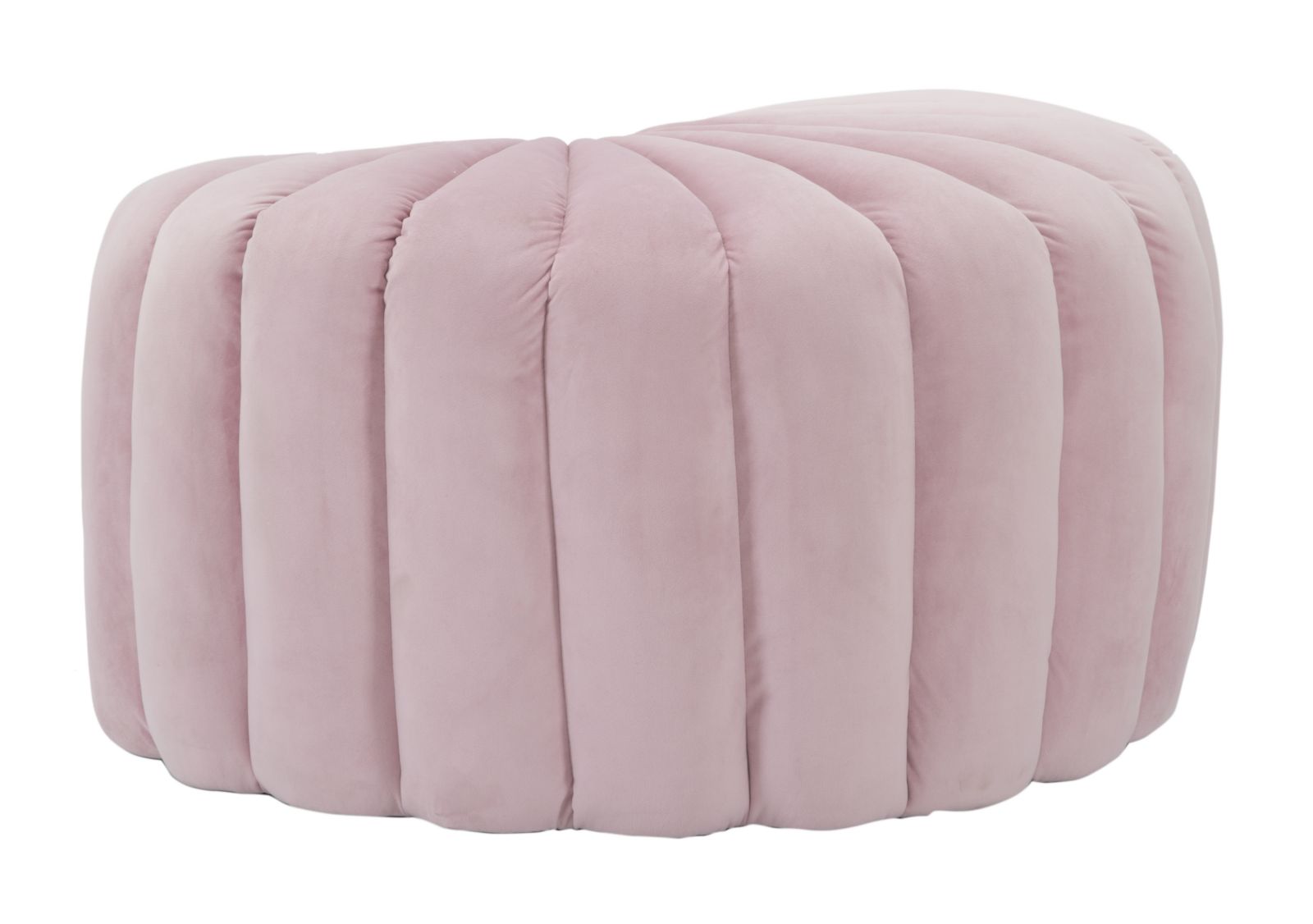 Pouf Shell Rosa cm 80X54X42|Aosom.it