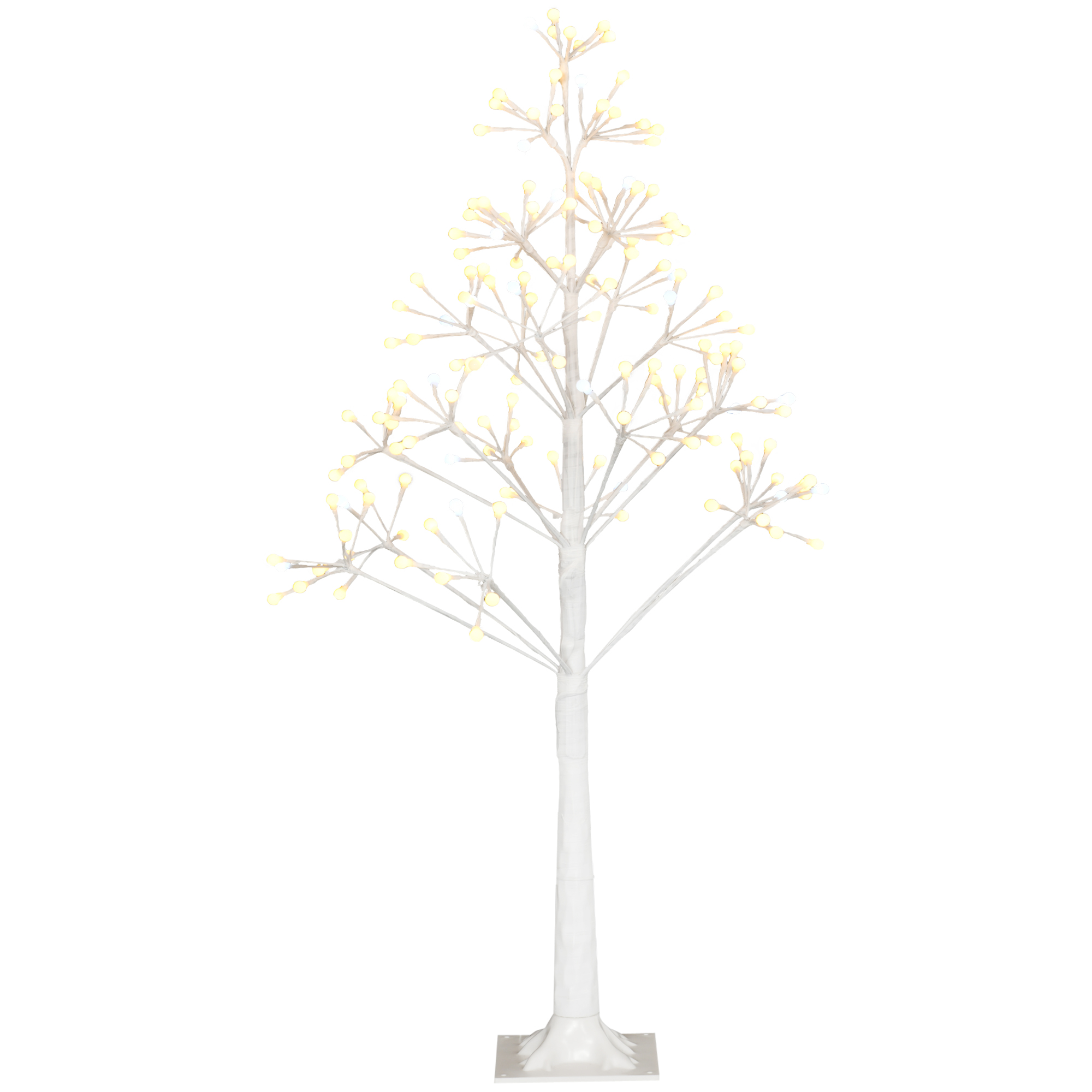 Arbol Con Luces EAMBRITE Árbol De Abedul Iluminado Para Decoración Del  Hogar, Decoraciones Navideñas Blancas Para Interiores, Paquete De 2 24 LED  Con Pilas, Mini árboles Artificiales Con Luces Para Centro De, image size:2000x2000