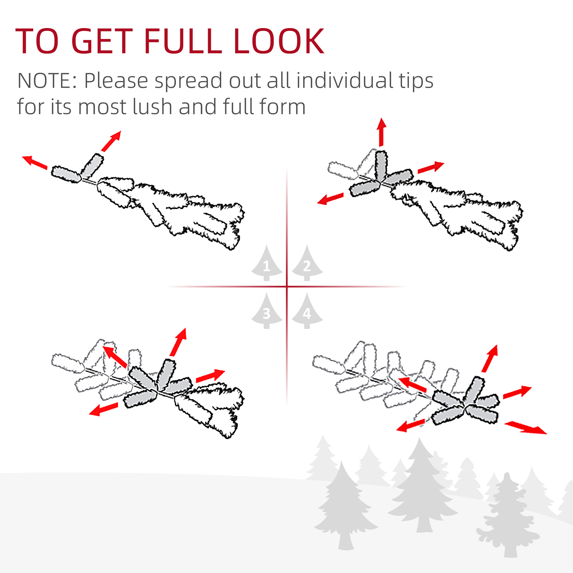 HOMCOM 1.8m 6ft Artificial Pine Pencil Slim Tall Christmas Tree with 390 Branch Tips Xmas Holiday DÃ©cor with Stand White