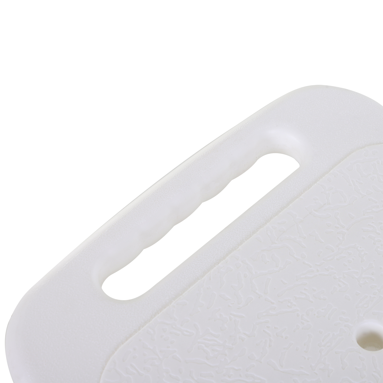 HOMCOM 8-Level Height Adjustable Bath Stool Spa Shower Chair Aluminum w/ Non-Slip Feet and Handle, Load Capacity 136kg