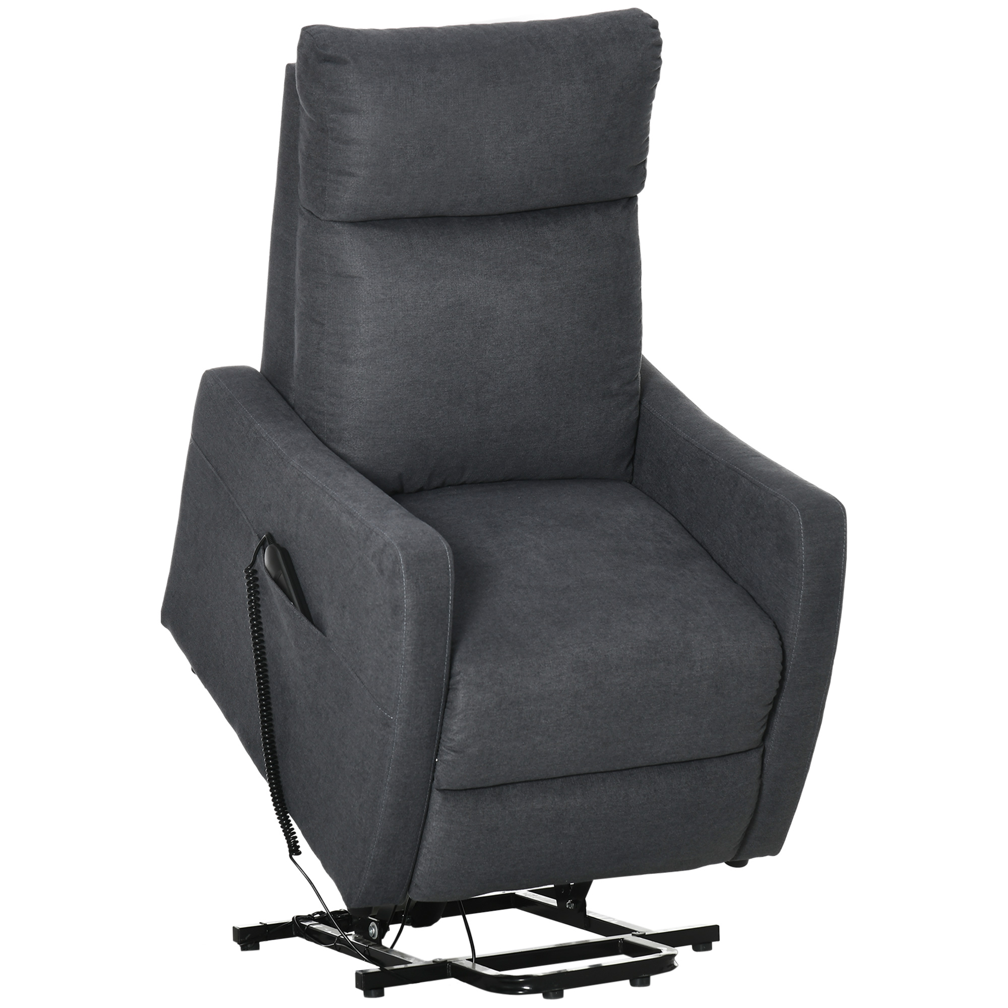 HOMCOM Power Lift Chair Fabric Electric Recliner Sofa Chair For homcom-power-lift-chair-fabric-electric-recliner-sofa-chair-for