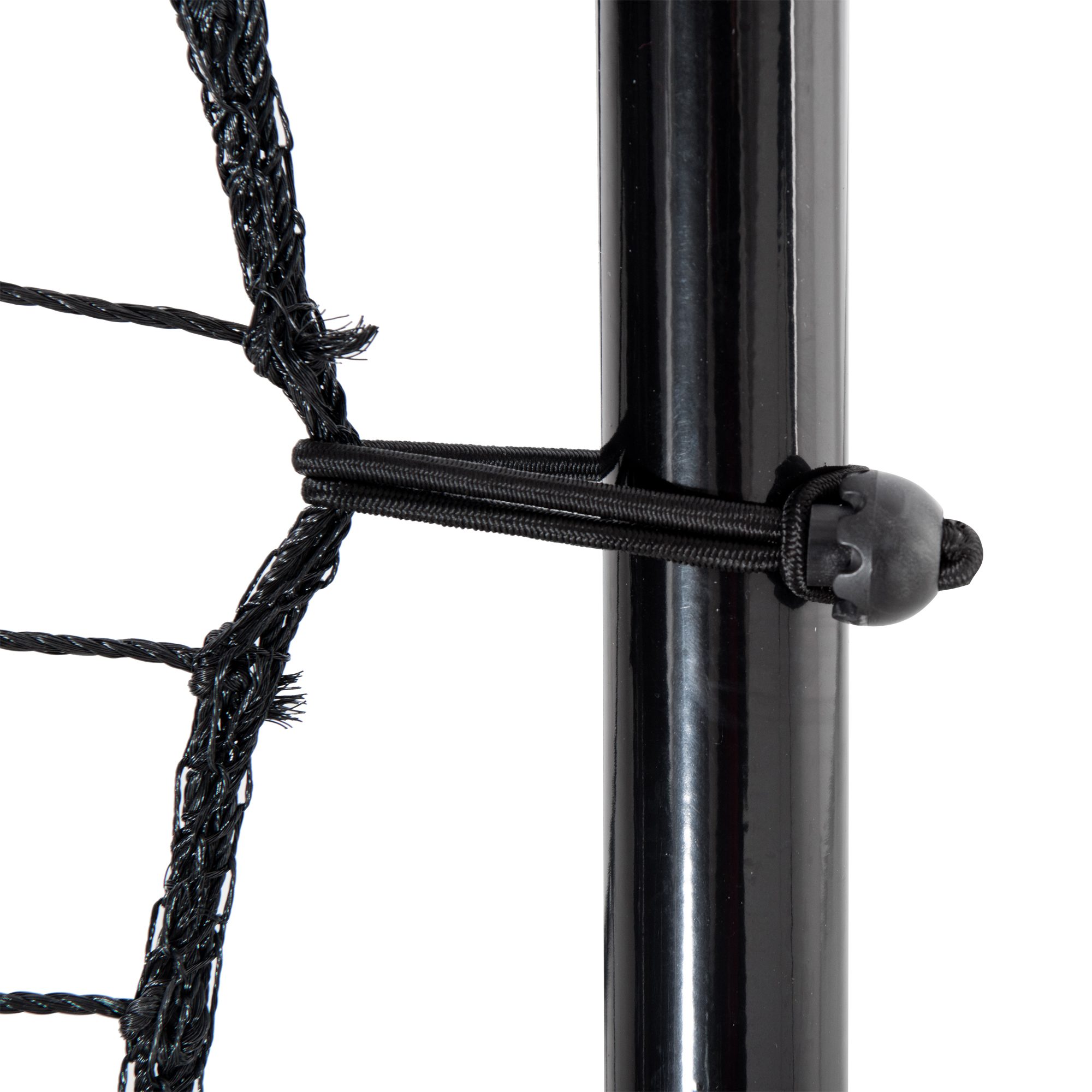 HOMCOM Football Rebounder Net, Adjustable Pitch Back Training Goal, Quick Fold for Easy Storage, Black