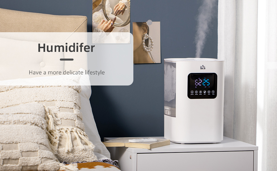 6L Warm Cool Mist Humidifiers for Bedroom, Air Humidifiers with