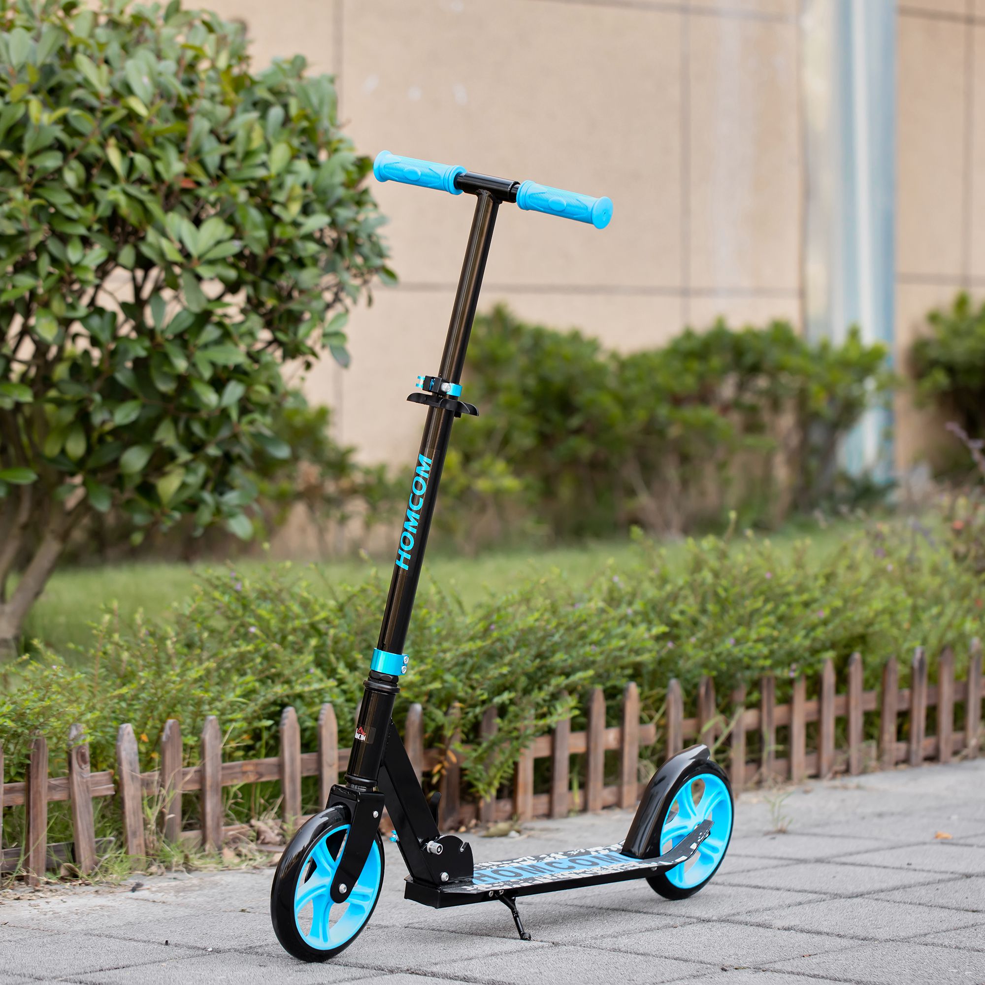 Trottinette Pliable pour Enfants à 2 Roues avec Guidon Réglable Roues Lumineuses LED Béquille