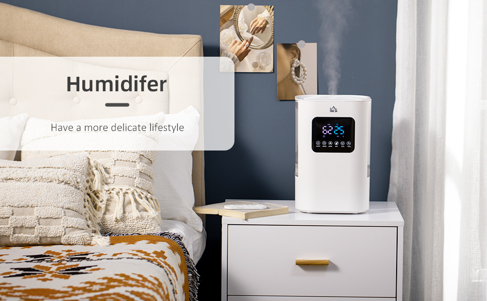 6L Warm Cool Mist Humidifiers for Bedroom, Air Humidifiers with