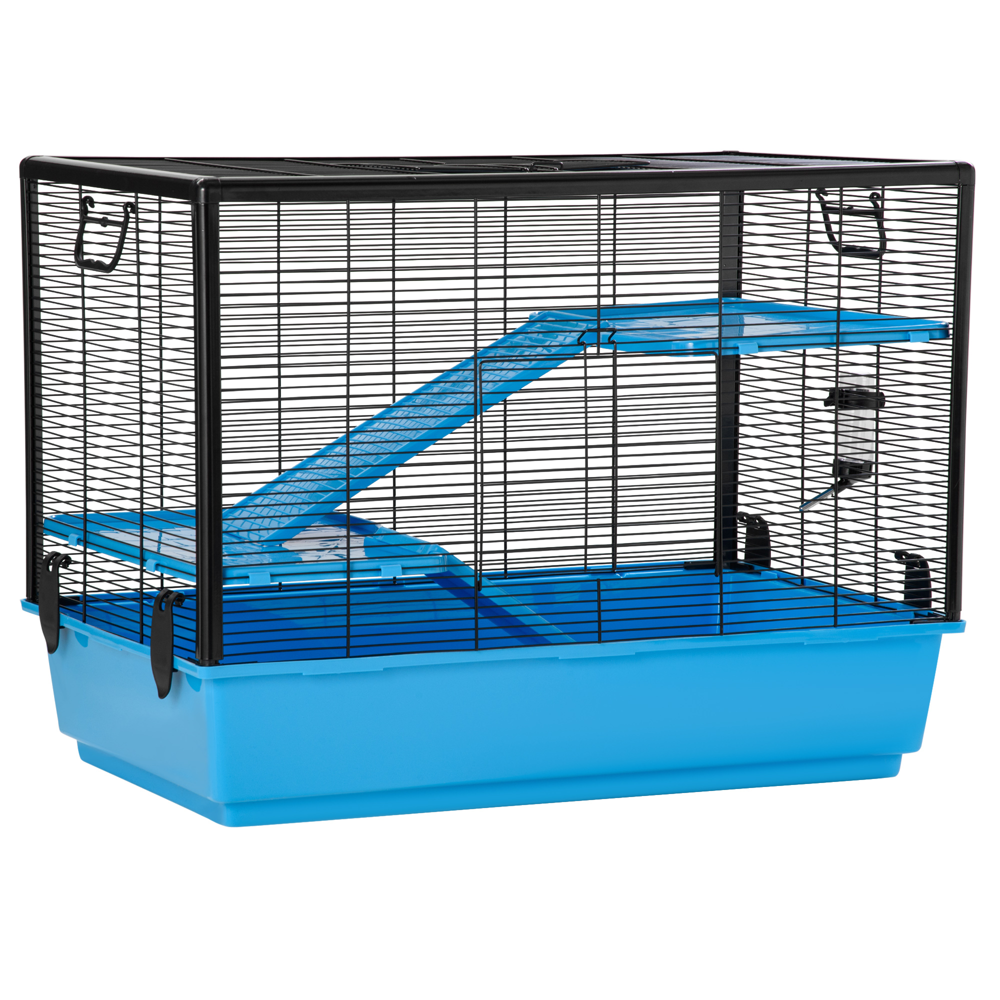 PawHut Indoor Small Animal Cage Habitat for Guinea Pigs Hamsters ...