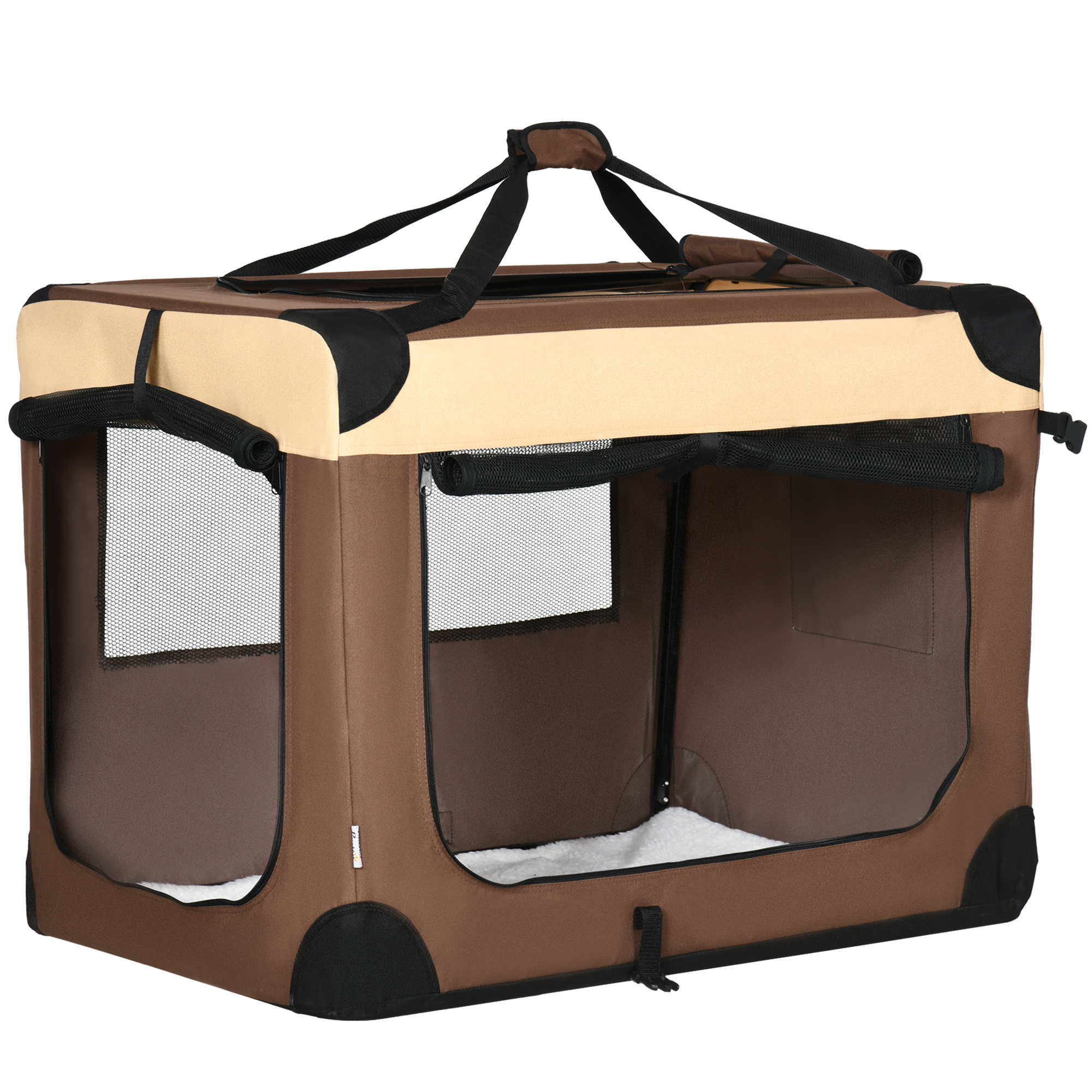 Pawhut Folding Fabric Soft Pet Crate Dog Cat Travel Carrier Cage - Foto 11