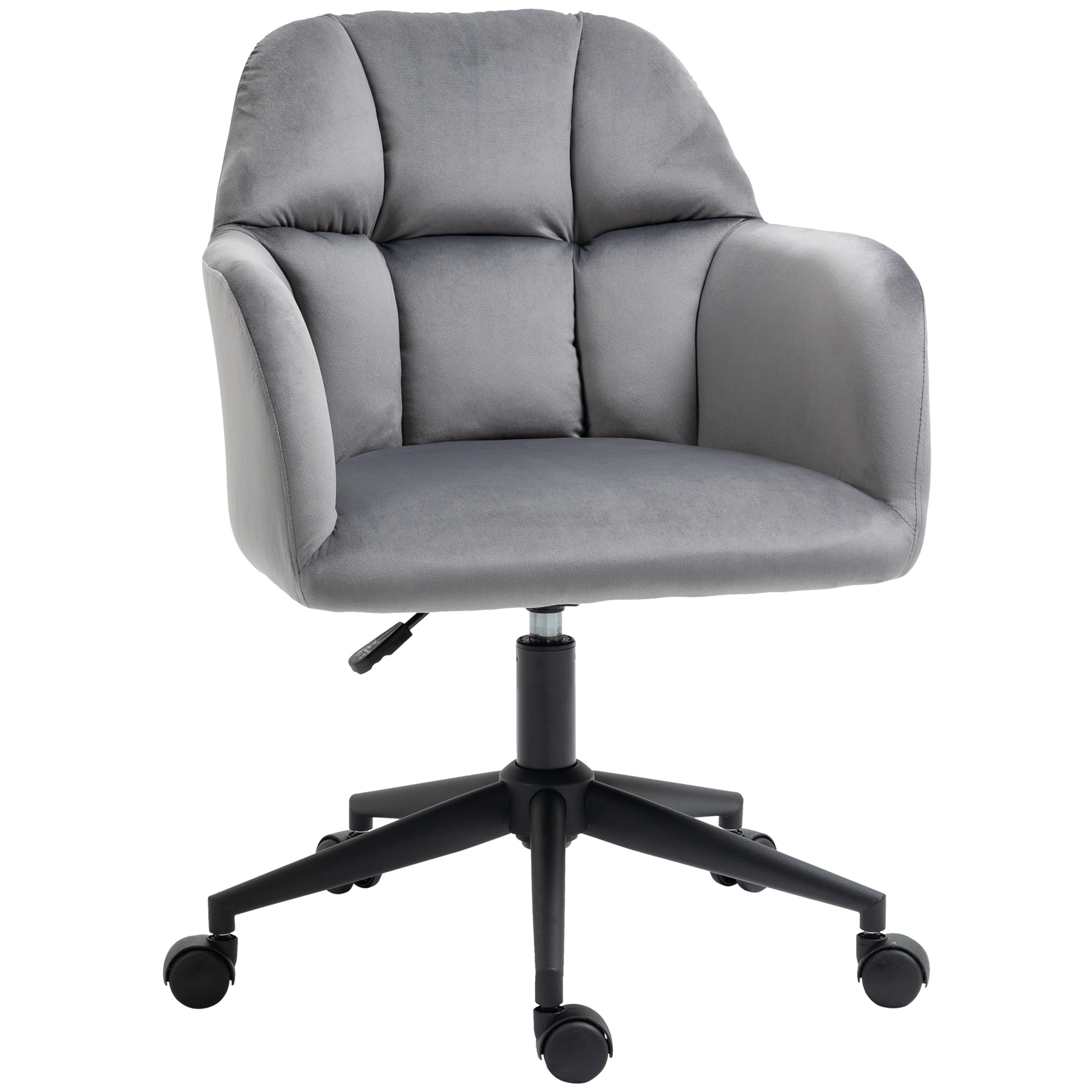 RELAX4LIFE Chaise de Bureau Pivotante, Fauteuil d'Appoint Moderne avec Siège Rembourré en Velours, Hauteur d'Assise Réglable 47-60,5 CM, Charge 120 KG, pour Bureau Salon, Vert Foncé RELAX4LIFE Chaise de Bureau Pivotante, Fauteuil d'Appoint Moderne avec Siège Rembourré en Velours, Hauteur d'Assise Réglable 47-60,5 CM, Charge 120 KG, pour Bureau Salon, Vert Foncé
