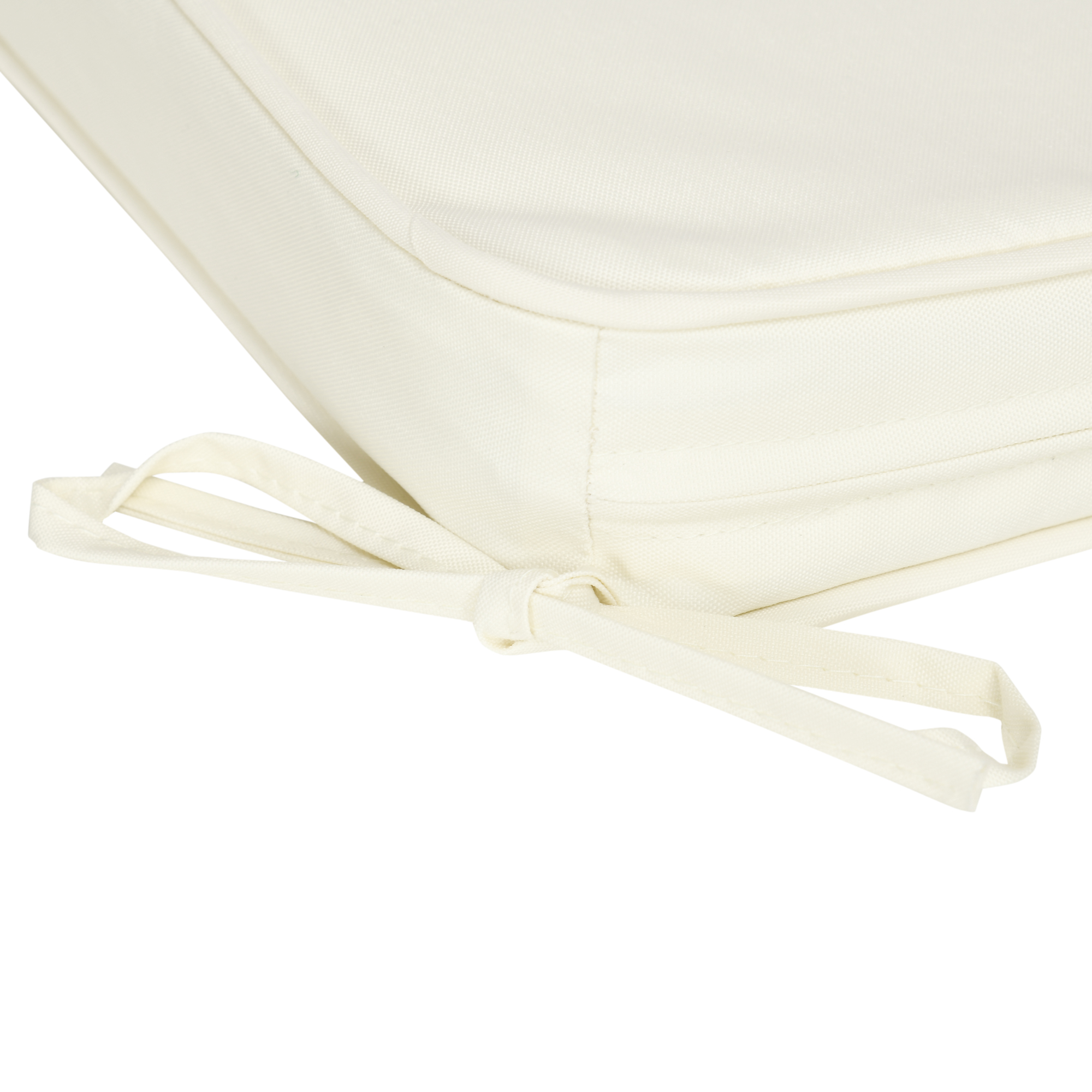 Outsunny Chair Cushions Set of 6, Comfortable Seat Pads for Garden Chairs, 42Lx42Wx5T cm, Cream White
