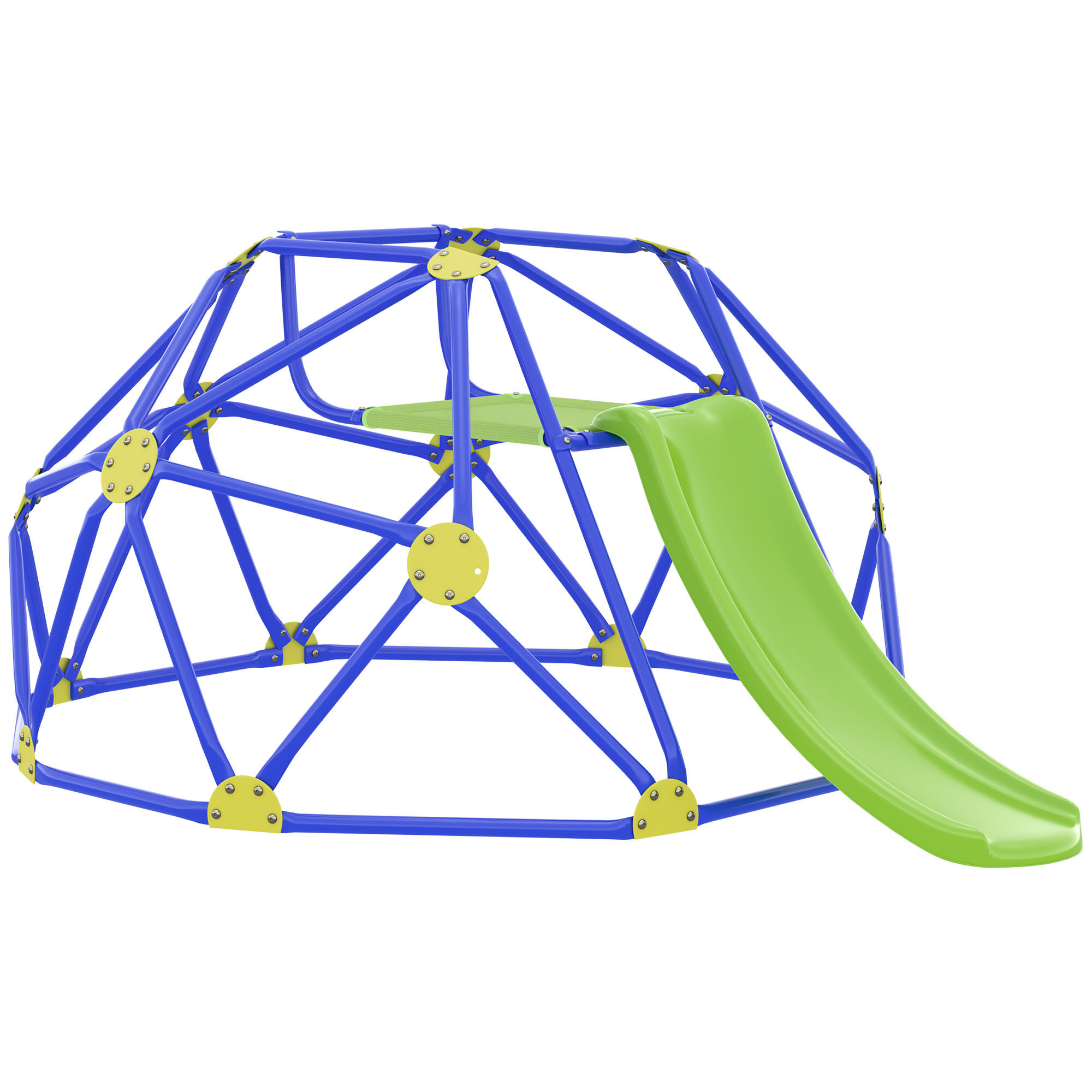 AIYAPLAY Conjunto de Escalada Geométrica e Escorregador Parque Infantil ...