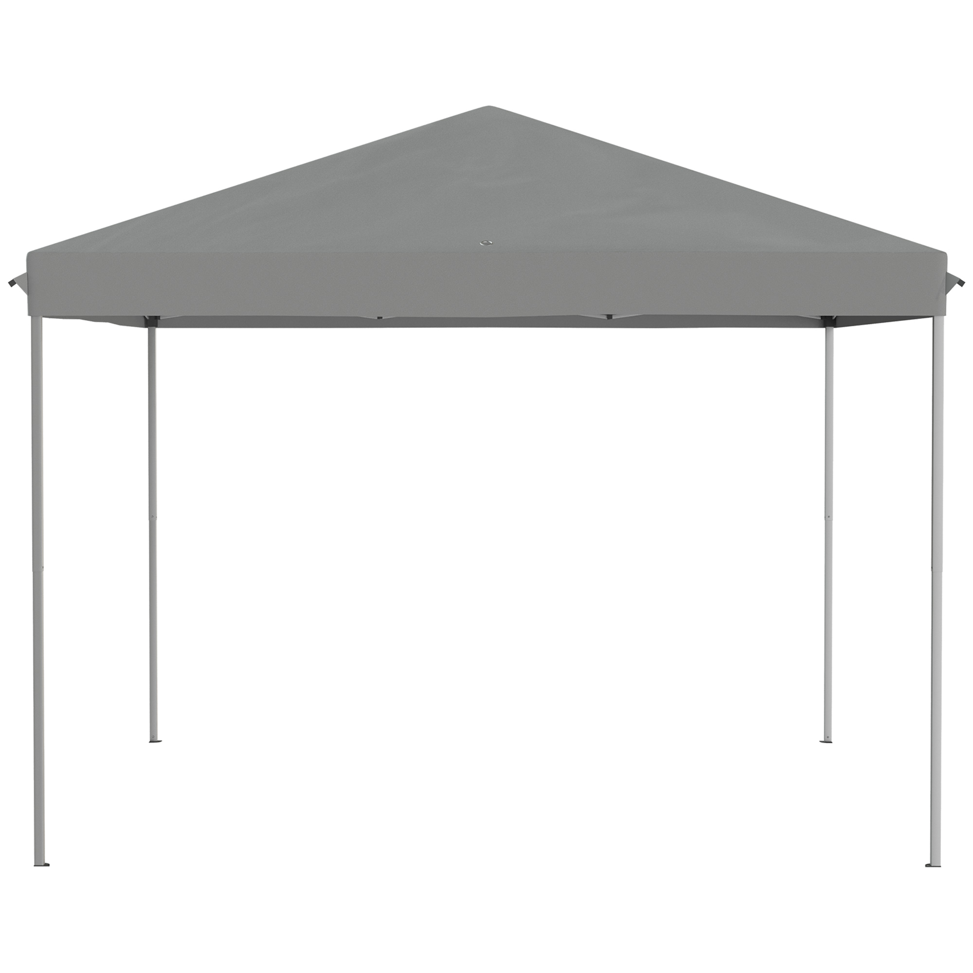 Outsunny 3 x 3Â m Pop Up Gazebo, Garden Tent with Removable Mesh Sidewall Netting, Carry Bag for Backyard Patio Outdoor Light Grey