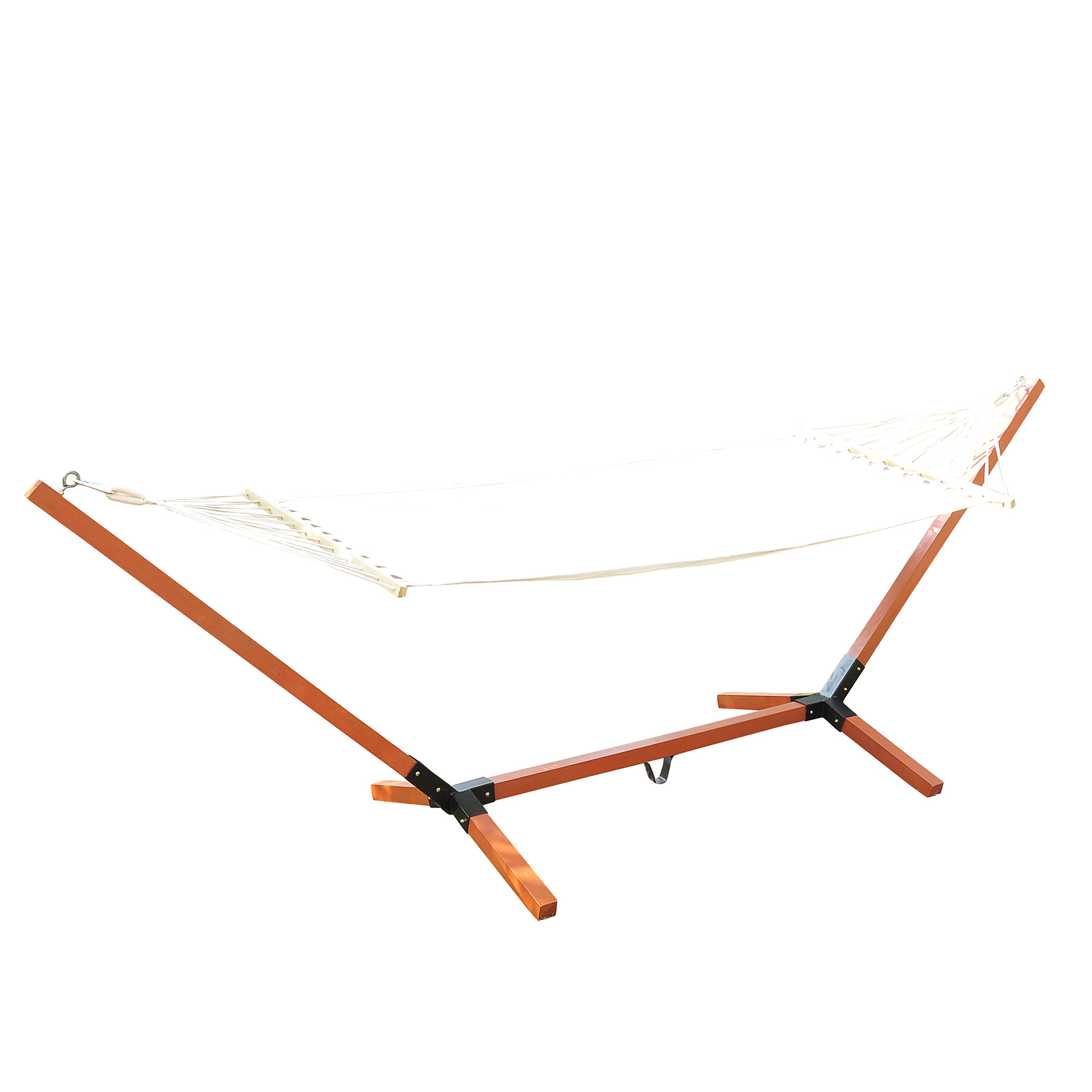amaca con supporto in legno