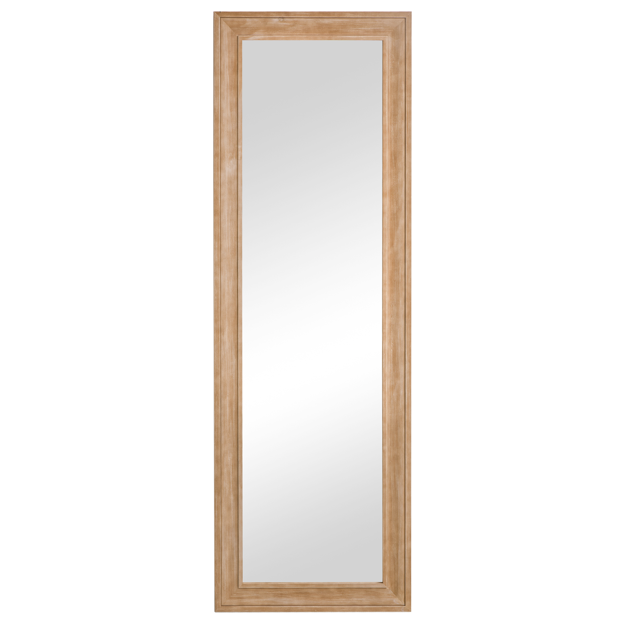 HOMCOM Espelho de Parede Espelho de Corpo Inteiro com Estrutura de Madeira Estilo Vintage 163x53,3 cm Madeira   Aosom Portugal