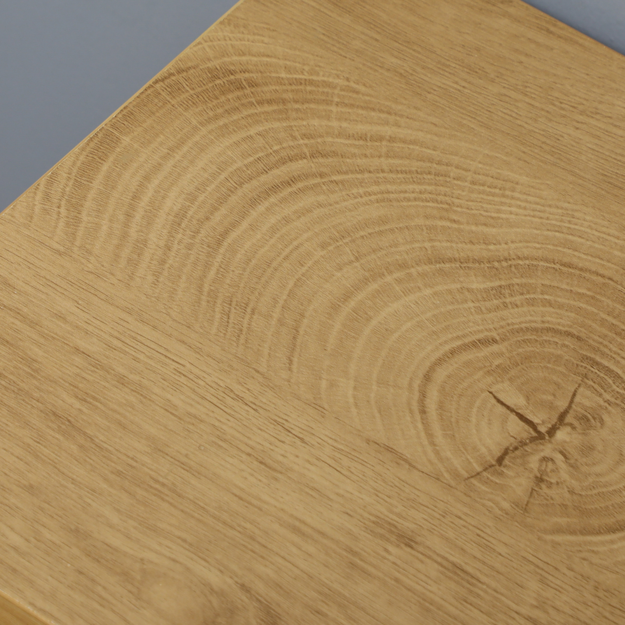 HOMCOM Vintage Storage Cabinet with Double Chevron Doors and Pine Wood Legs, Side Cabinet, Natural Wood Effect