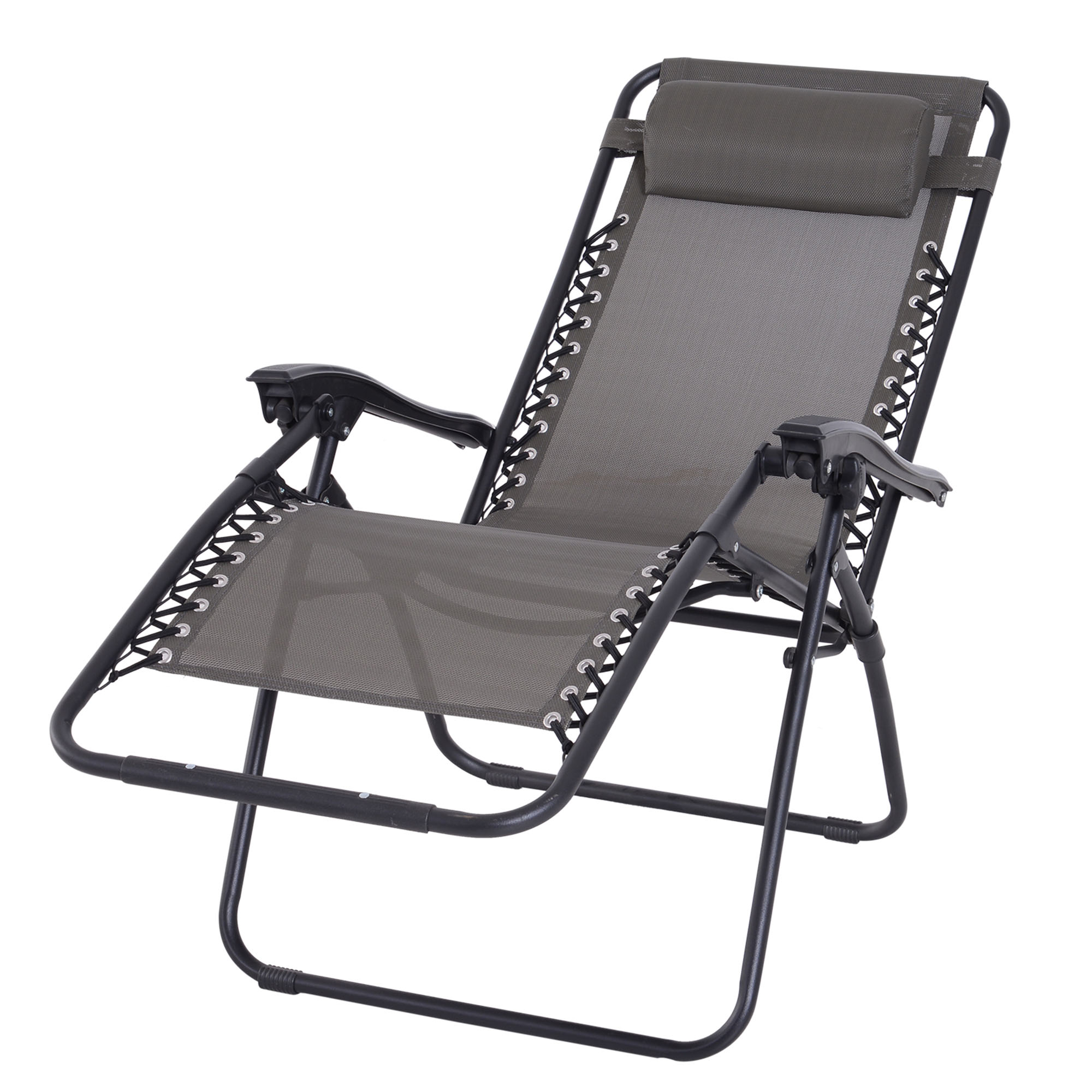 Outsunny Zero Gravity Chair Outdoor Folding & Reclining Sun Lounger