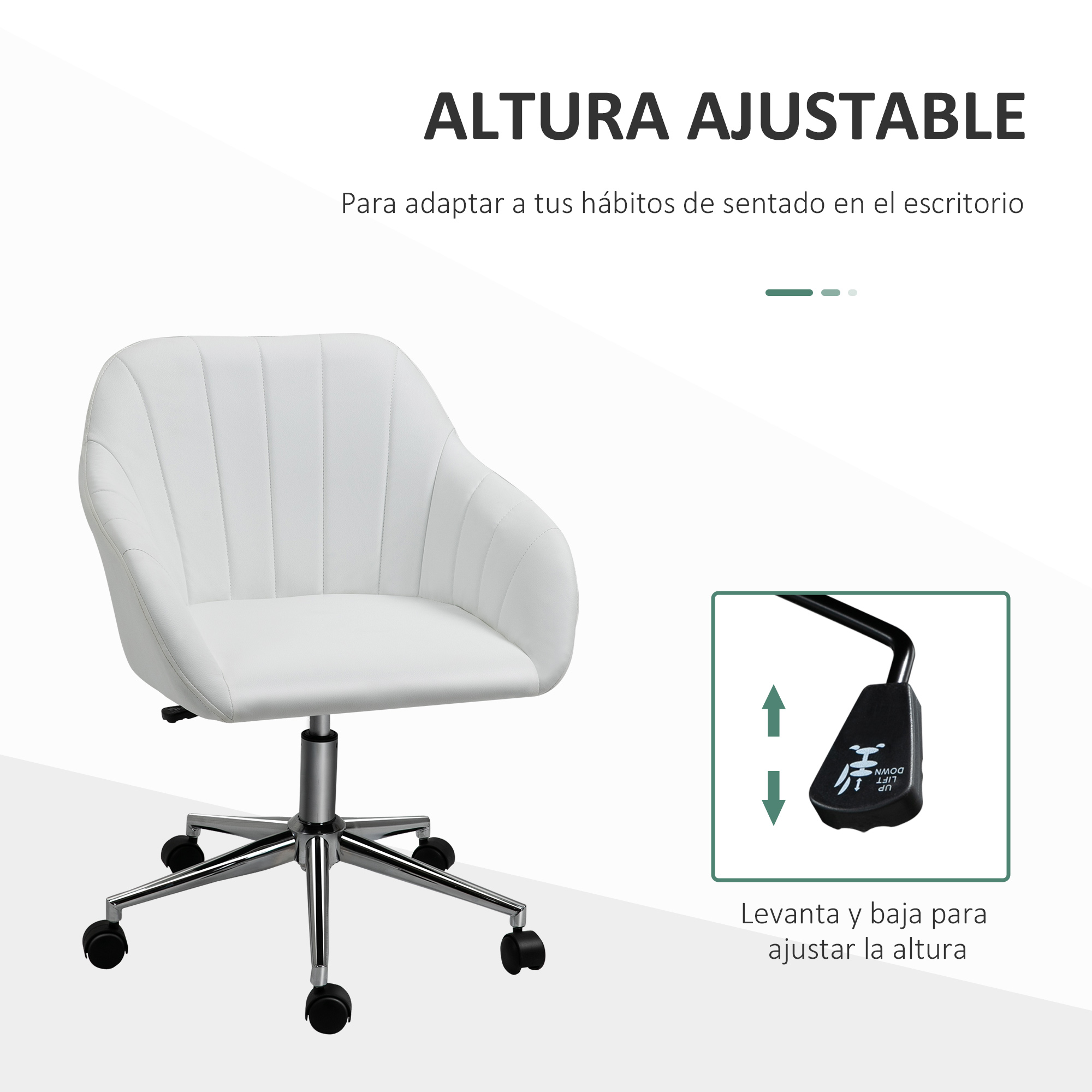 Silla De Oficina ELOKEA Ergonu00f3ica, Silla De Escritorio 200 KG